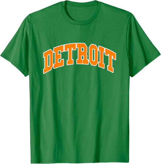 Detroit - Throwback Design - Classic T-Shirt - T-Shirt | Irish Green