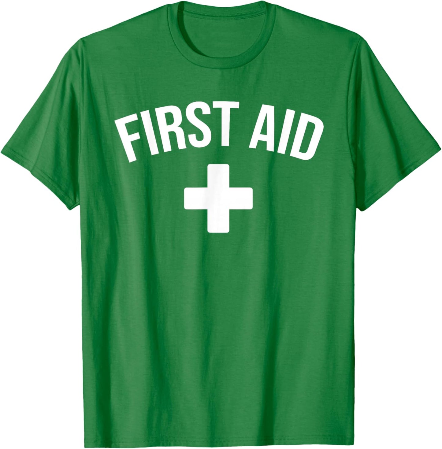 First Aid Cross Cool Medic Emergency Staff Uniform T-Shirt - T-Shirt | Irish Green