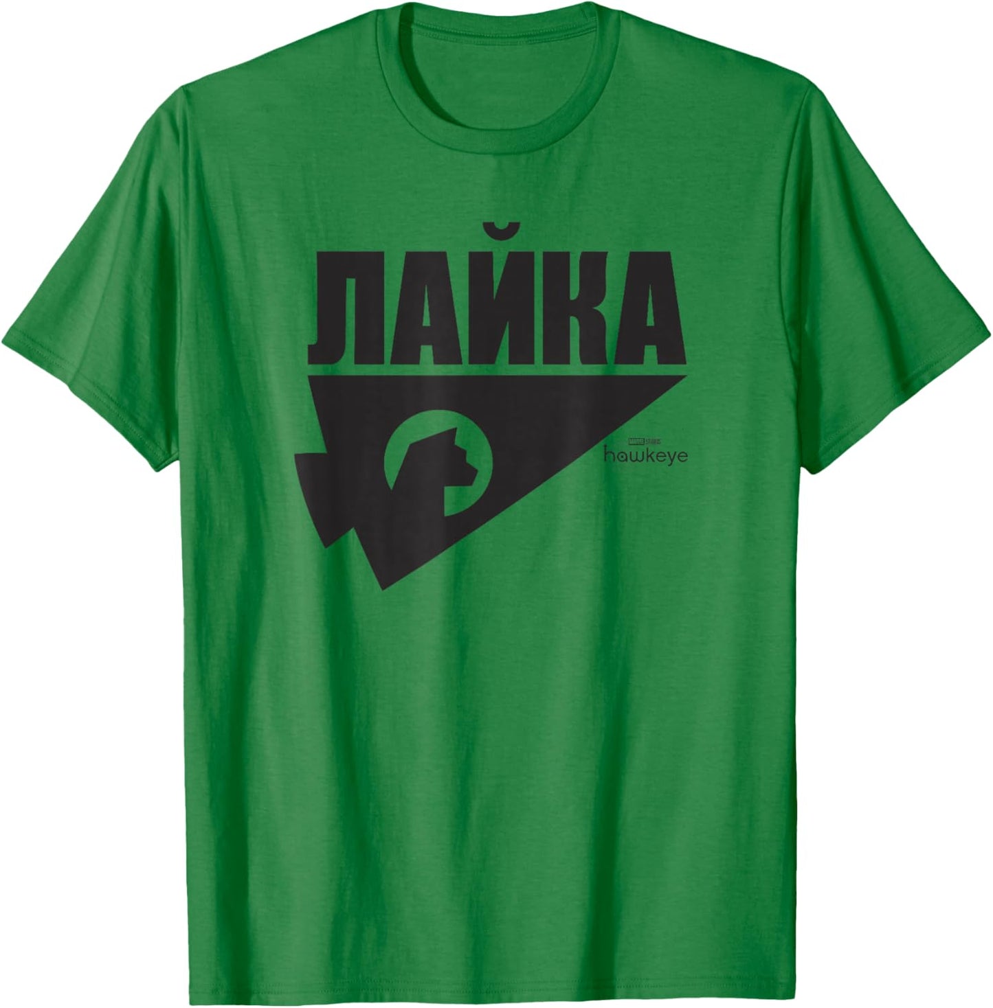 Marvel Hawkeye Russian Arrow Silhouette T-Shirt - T-Shirt | Irish Green