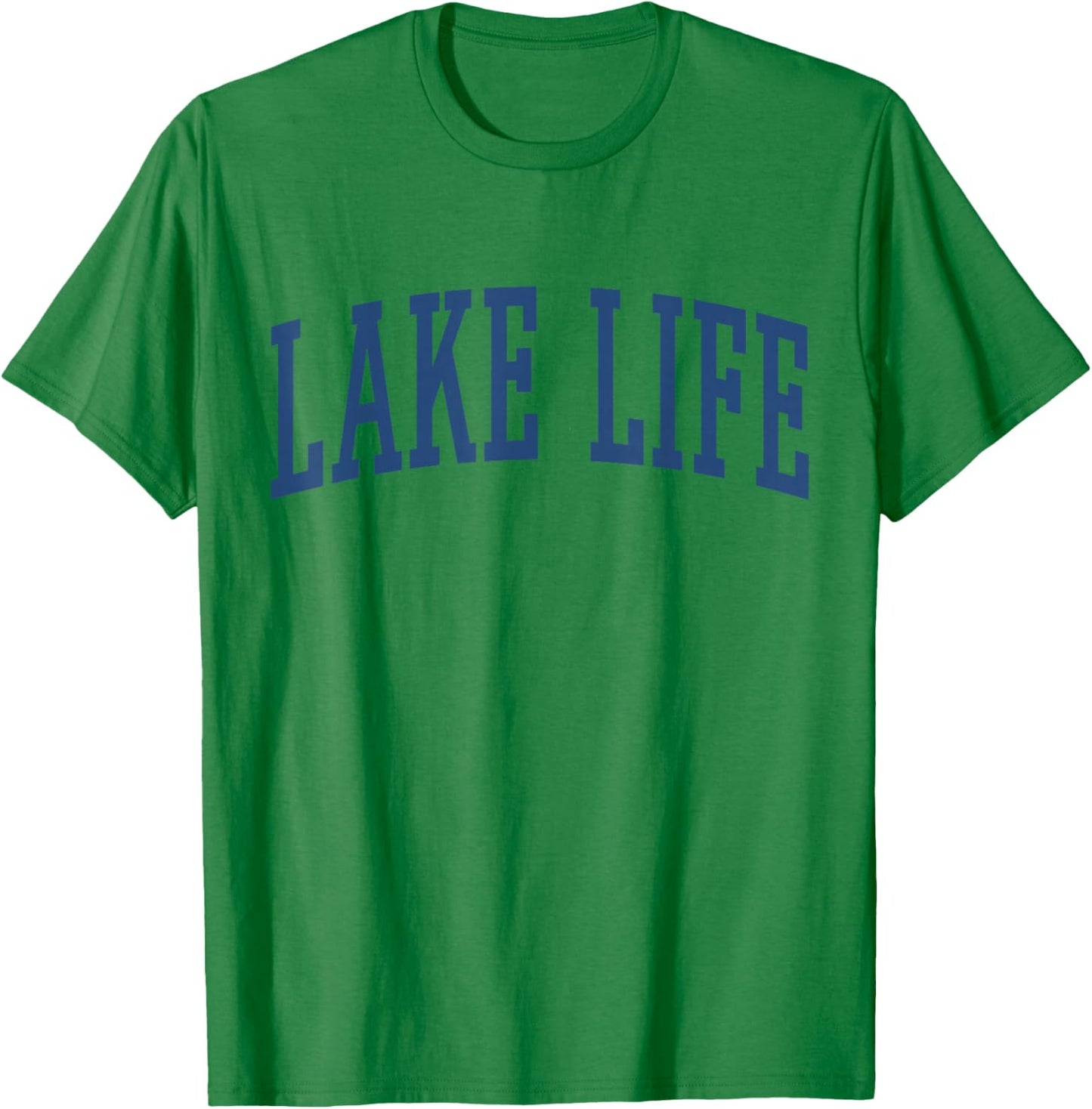 Classic Varsity Grey Lake Life T-Shirt - T-Shirt | Irish Green
