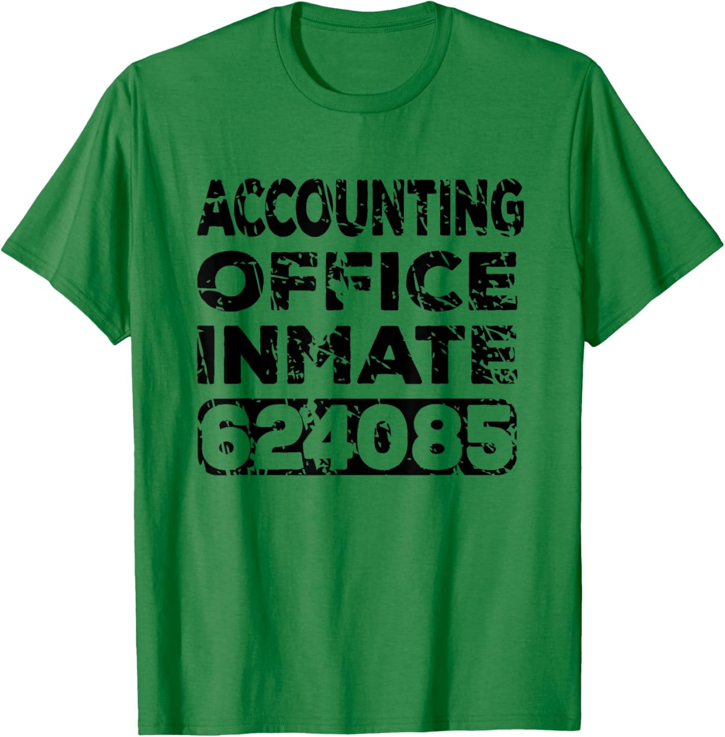 Halloween Accounting Office Inmate Funny Accountant Costume T-Shirt - T-Shirt | Irish Green