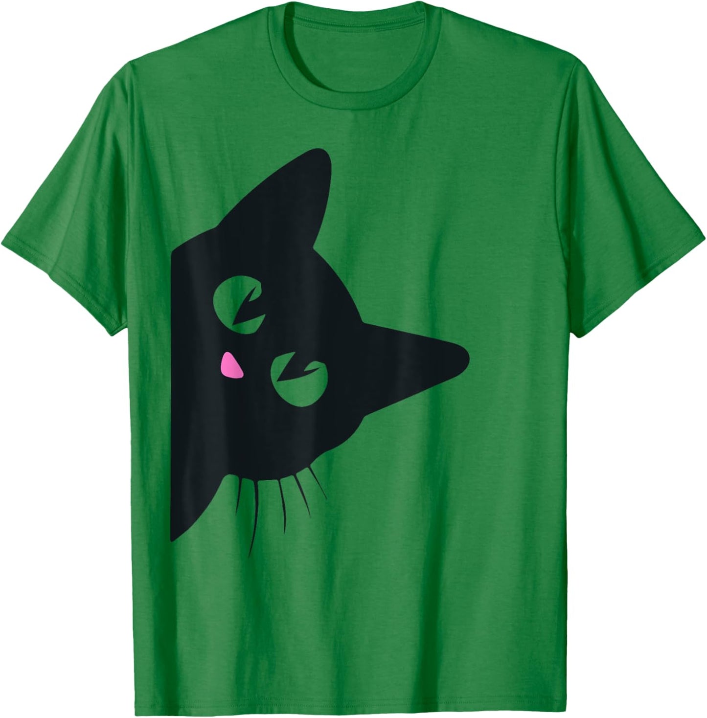 Cute Black Cat Halloween Costume Kitten Kids Toddler Adult T-Shirt - T-Shirt | Irish Green