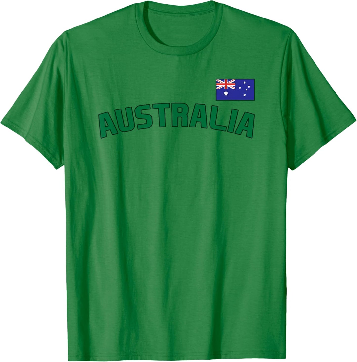 Australia Flag Australian Pride International Country T-Shirt - T-Shirt | Irish Green