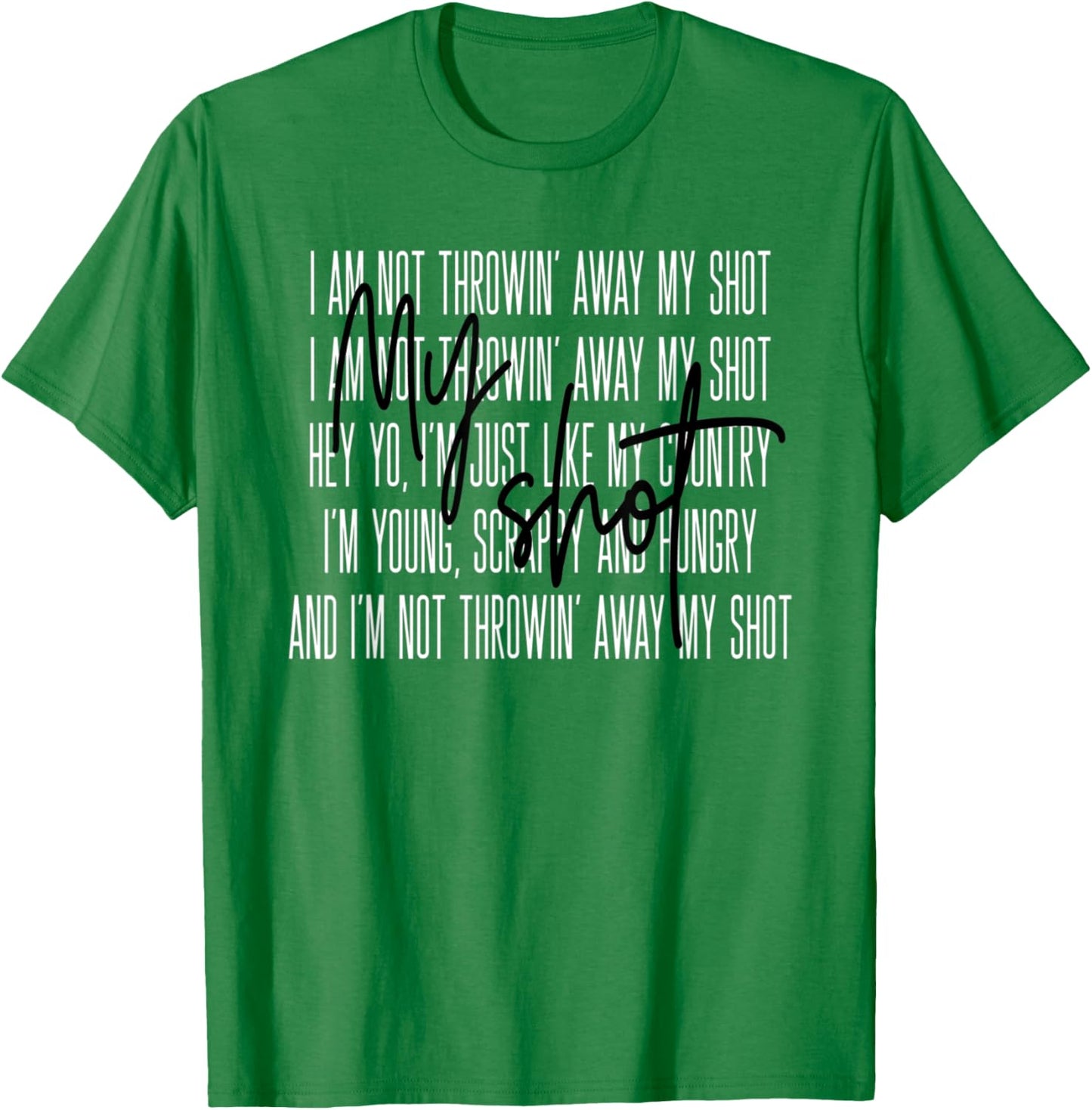 Awesome Cute Wow King Musical Broadway History Funny Rainbow T-Shirt - T-Shirt | Irish Green