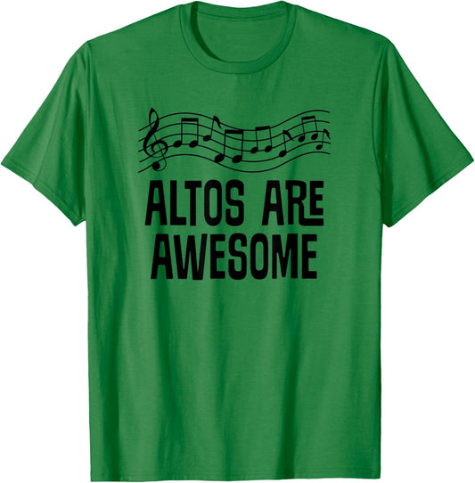 Alto Singer Choir Music T-Shirt - T-Shirt | Irish Green