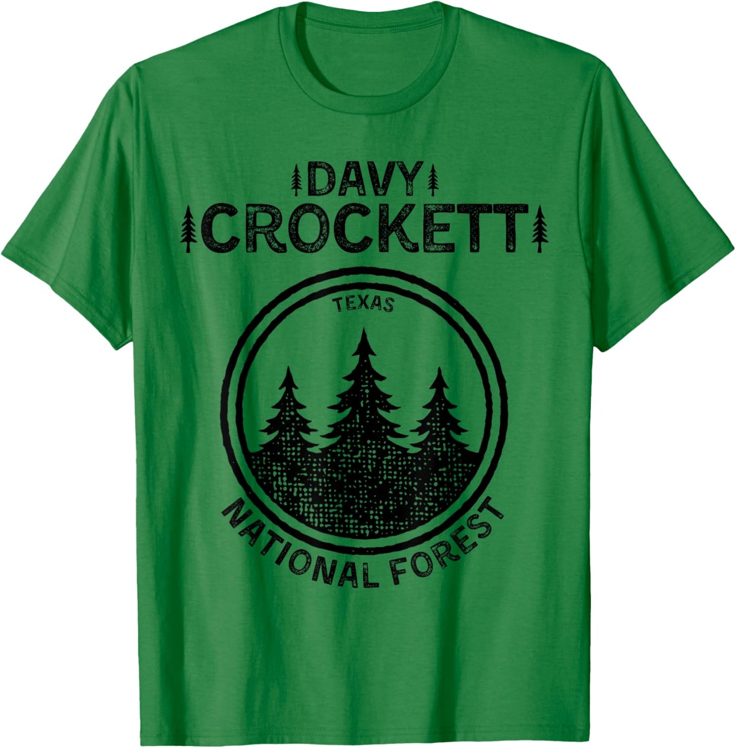 Davy Crockett National Forest Texas T-Shirt - T-Shirt | Irish Green