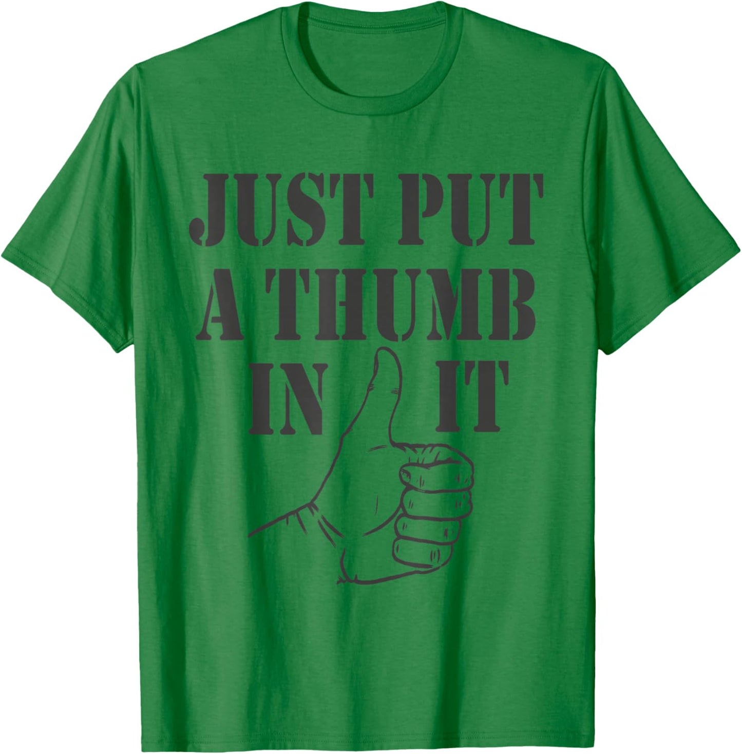 Ammo gun lovers just put a thumb in it T-Shirt - T-Shirt | Irish Green