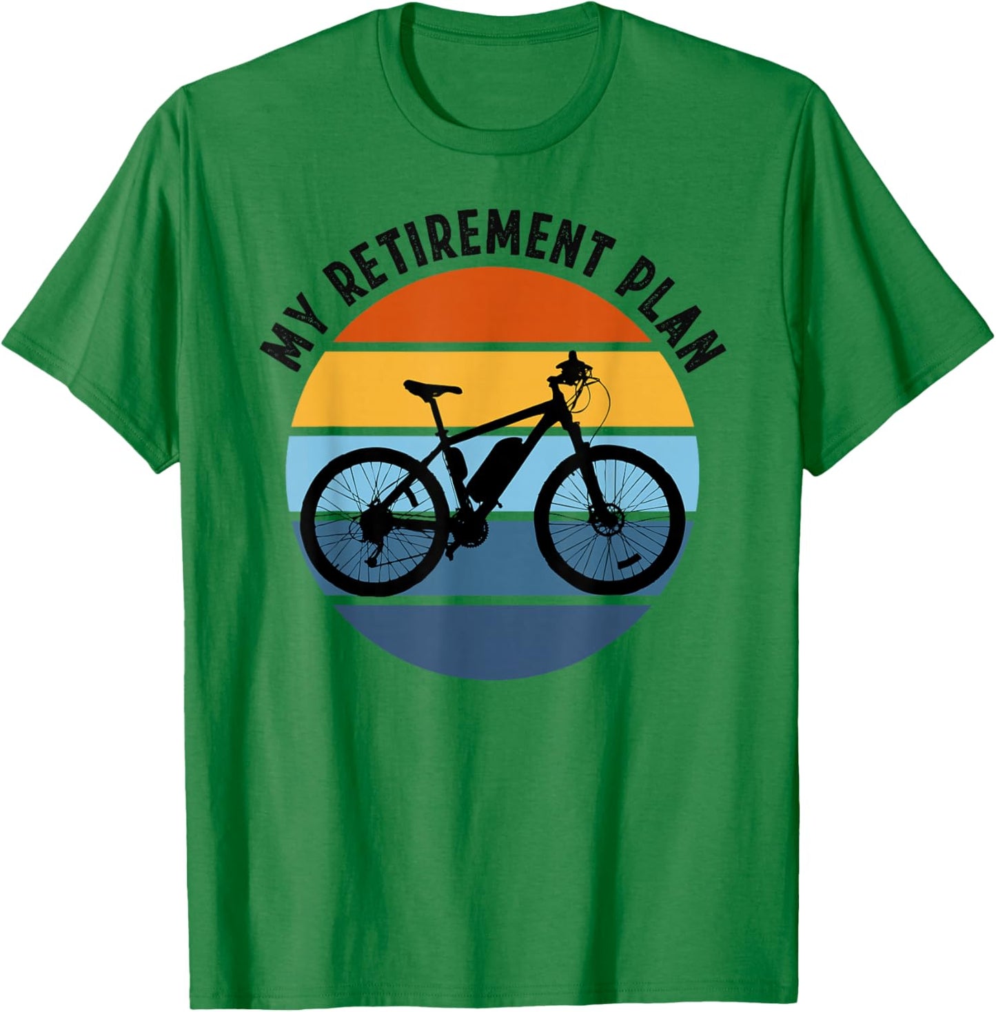 My Retirement Plan EBike Electric Biking T-Shirt - T-Shirt | Irish Green