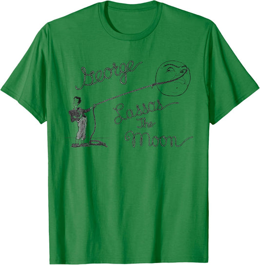 George Lassos The Moon T-Shirt - T-Shirt | Irish Green