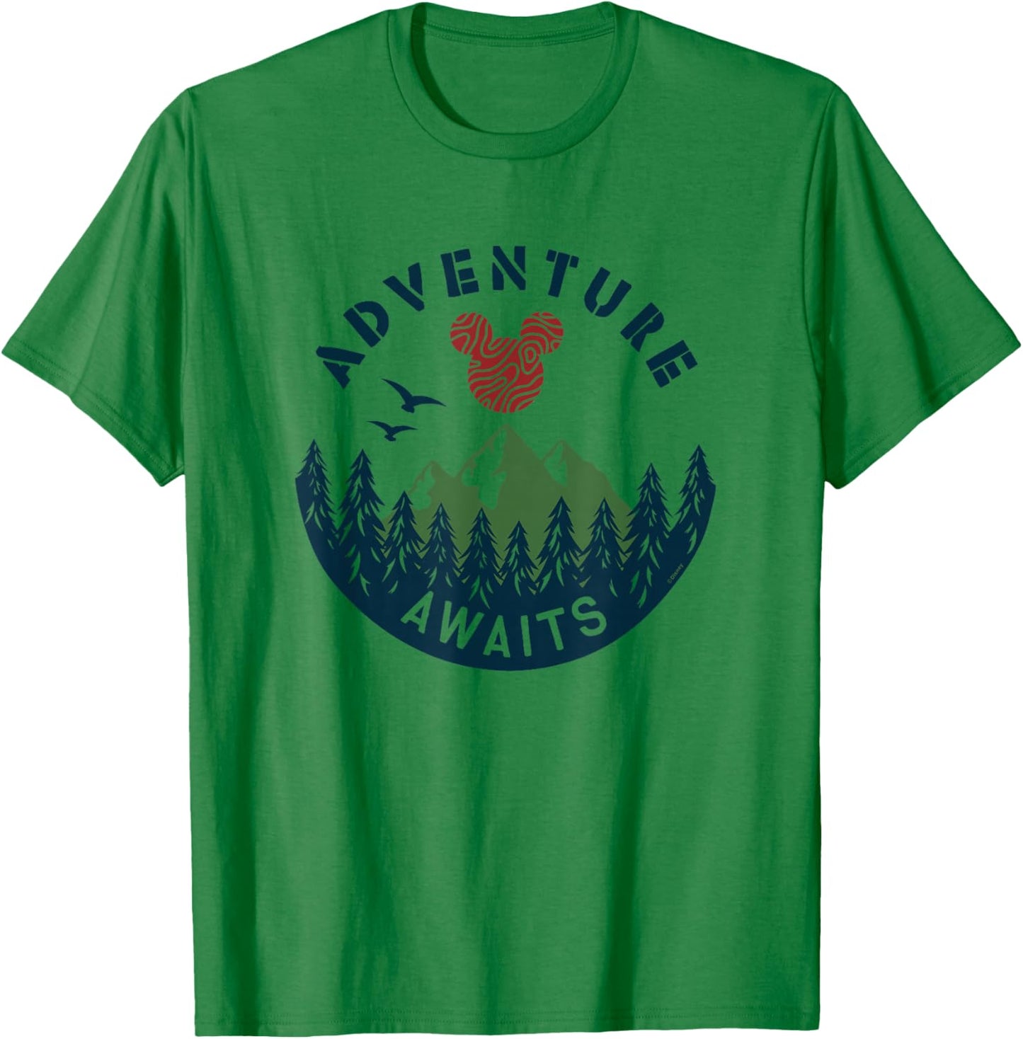 Mickey Mouse - Adventure Awaits T-Shirt - T-Shirt | Irish Green