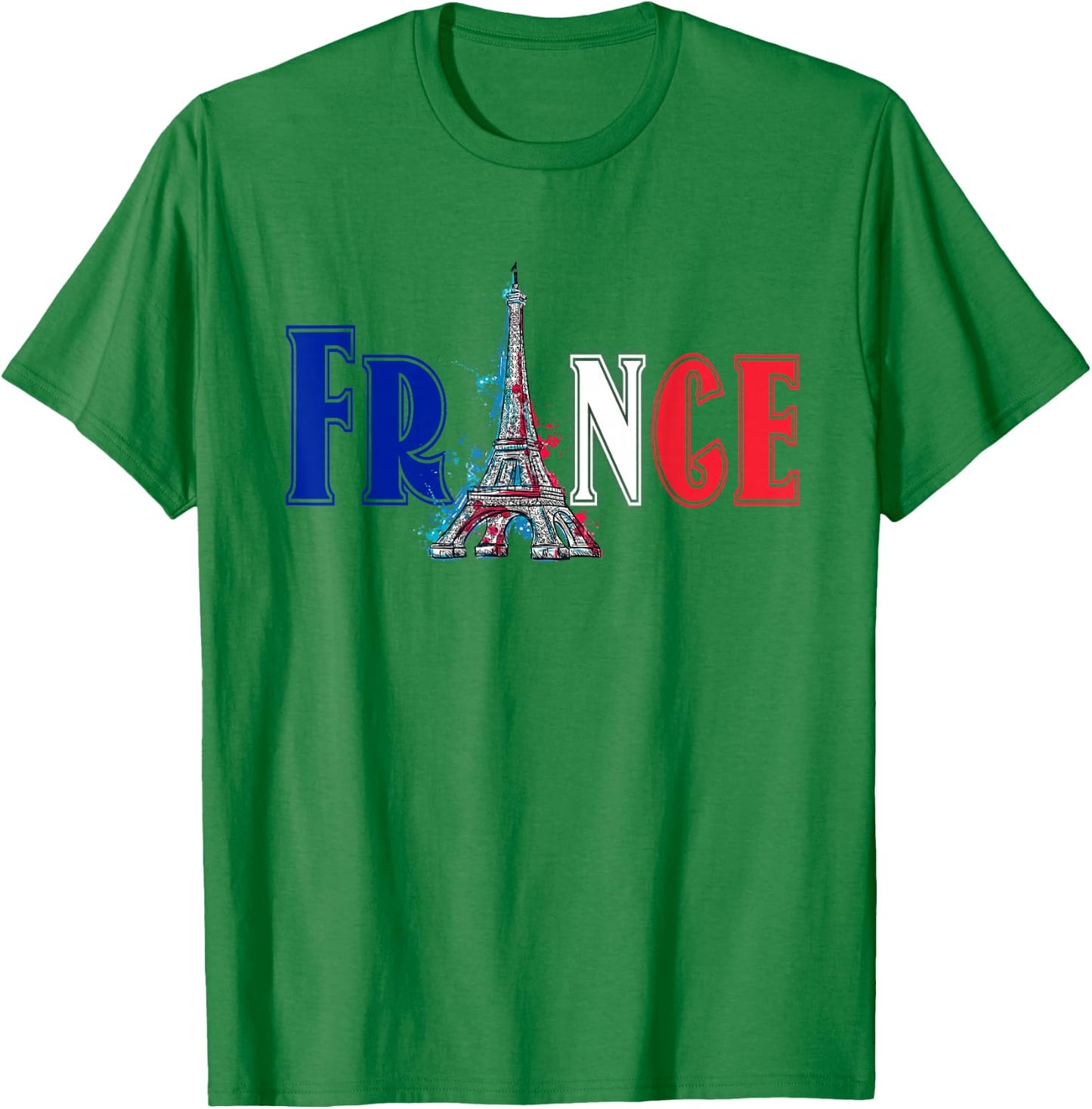 French Girls, France Flag Kids, France Women, Kids France T-Shirt - T-Shirt | Irish Green