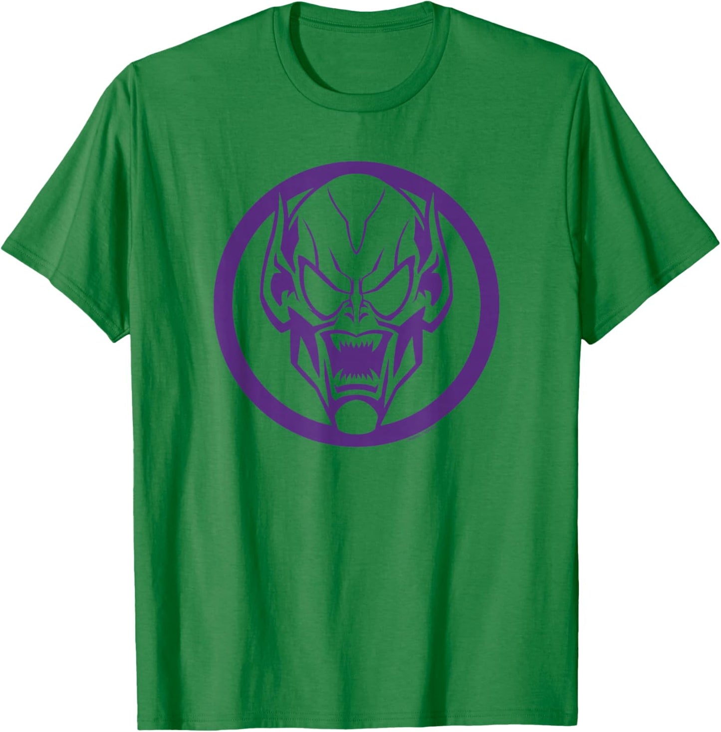 Marvel Spider-Man No Way Home Green Goblin Logo V-2 T-Shirt - T-Shirt | Irish Green