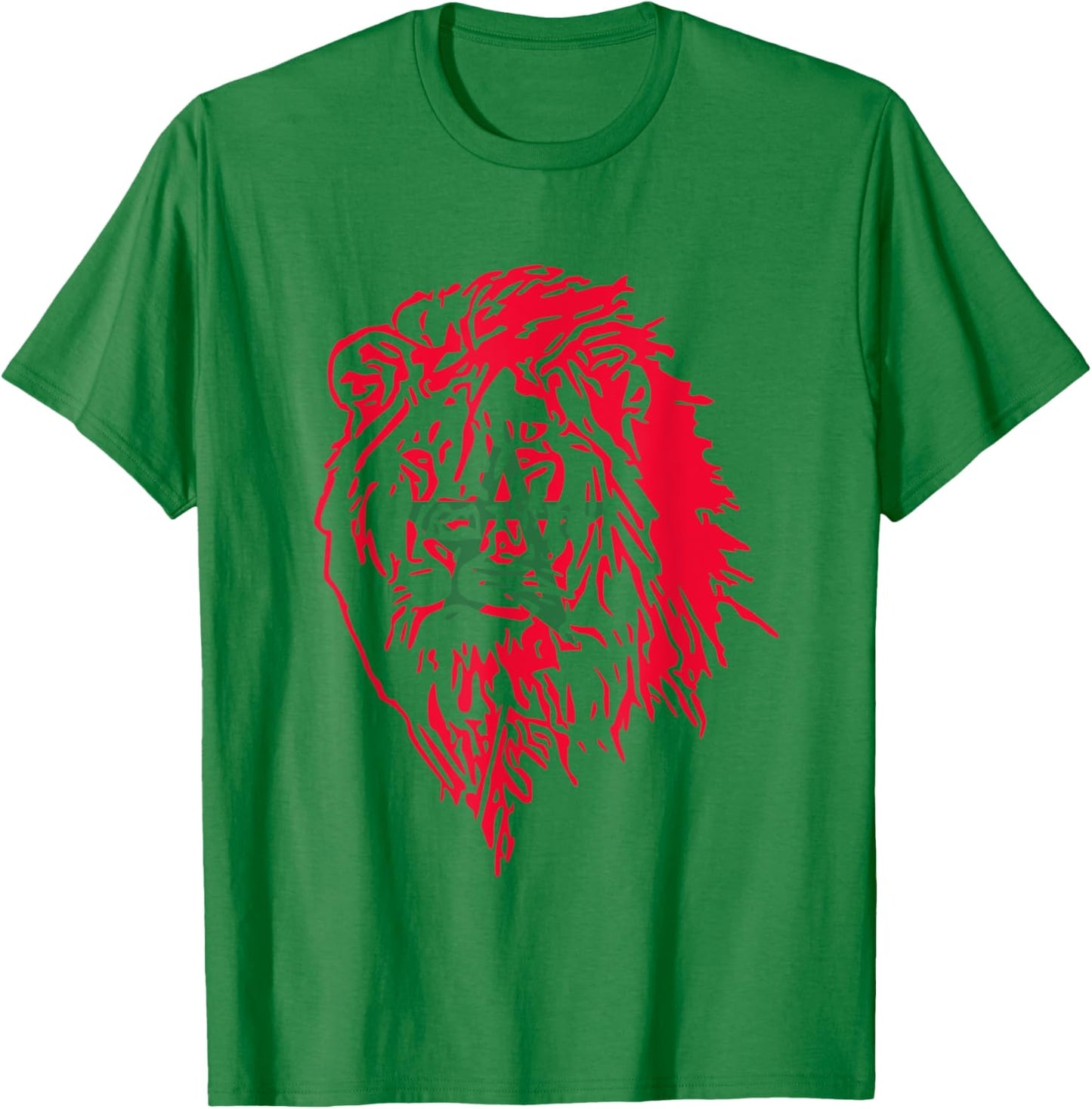 Moorish American Morocco Flag Moroccan Soccer Supporter T-Shirt - T-Shirt | Irish Green