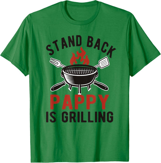 Funny Grilling Pappy BBQ Pappy Grandpa T-Shirt - T-Shirt | Irish Green
