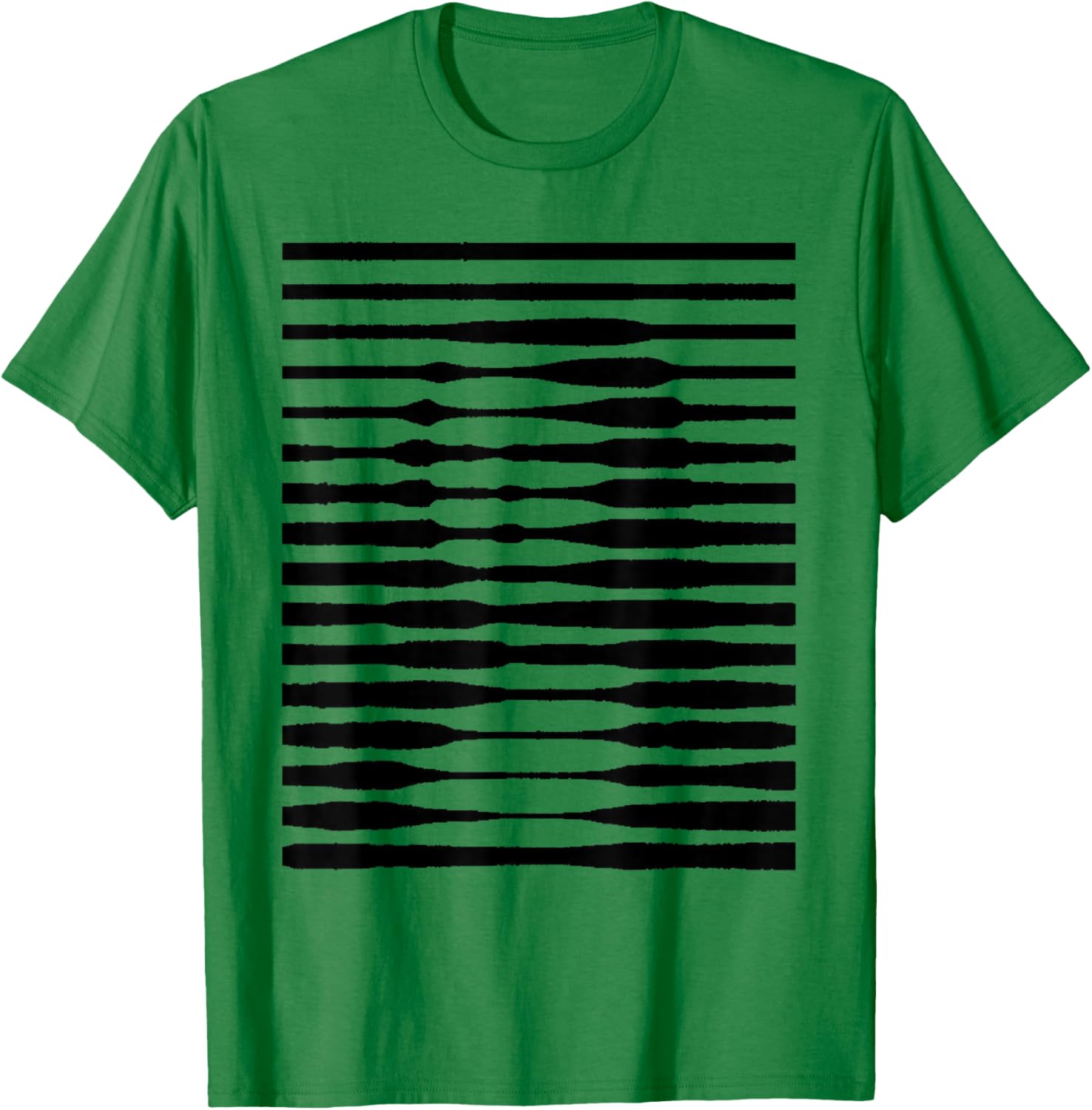 Funny Mona Illusion Lisa Painting Art da Art Vinci T-Shirt - T-Shirt | Irish Green
