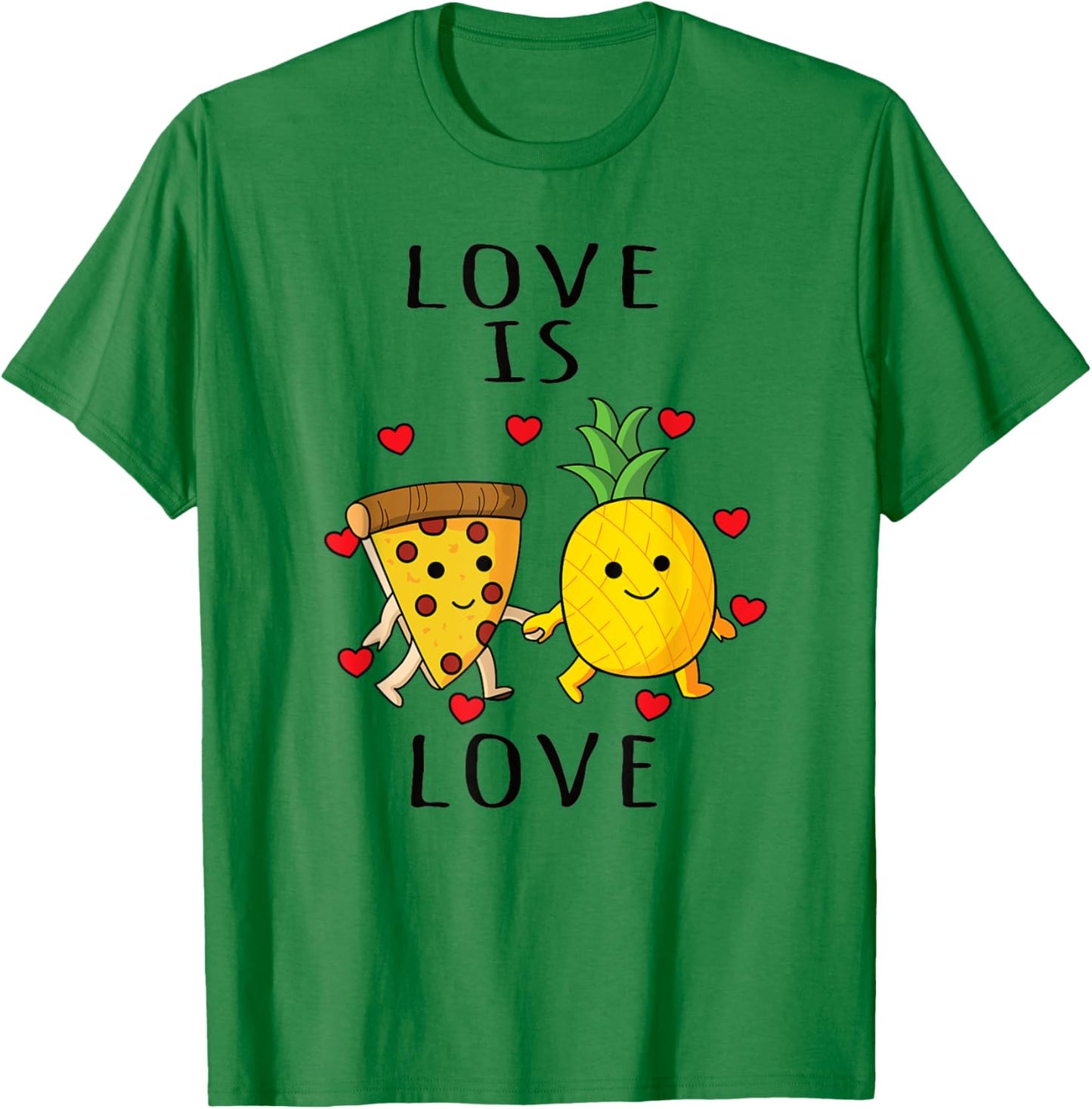 Pizza Hawaii Pineapple Pizza Food T-Shirt - T-Shirt | Irish Green