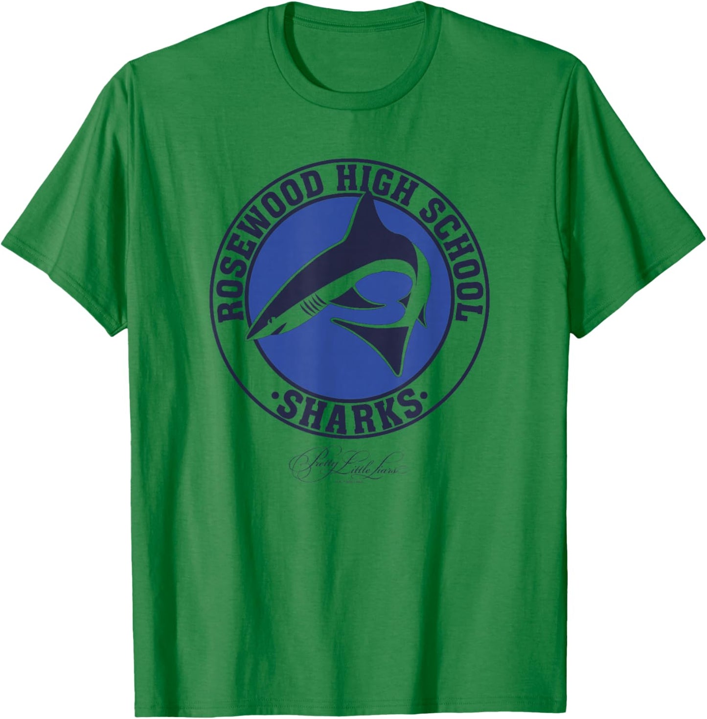 Pretty Little Liars Rosewood High School Sharks Collegiate T-Shirt - T-Shirt | Irish Green