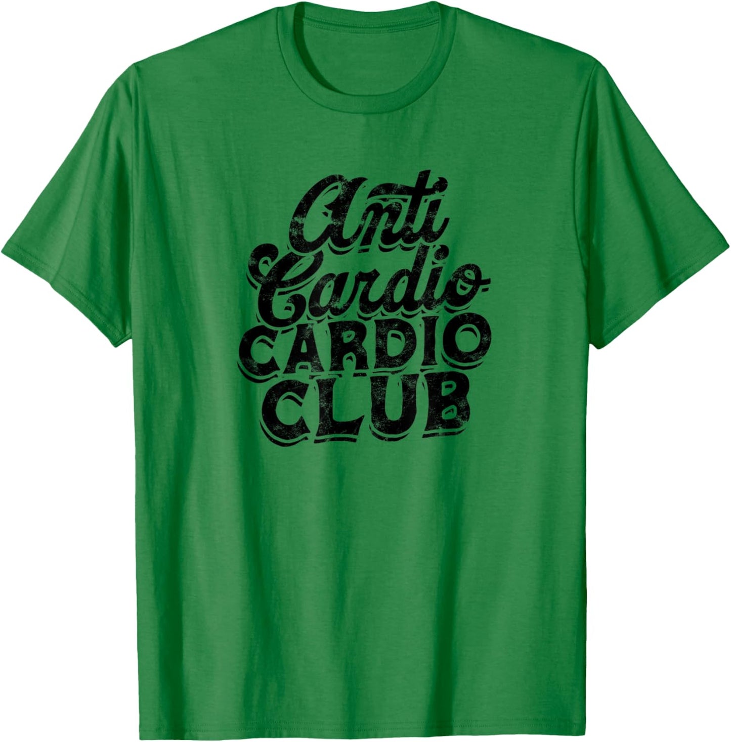 Anti cardio cardio club - Positivity Gym Fitness Coach T-Shirt - T-Shirt | Irish Green