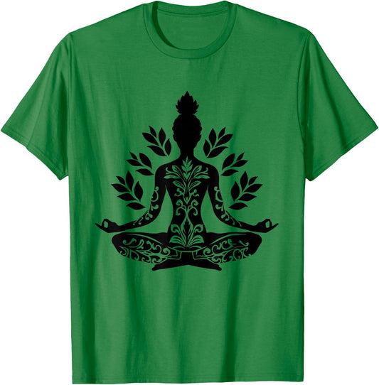 Zen Buddha Meditation Spiritual Buddhist Yoga Spirituality T-Shirt - T-Shirt | Irish Green