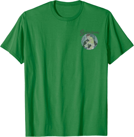 Disney Sleeping Beauty Aurora Prince Phillip Movie Poster T-Shirt - T-Shirt | Irish Green