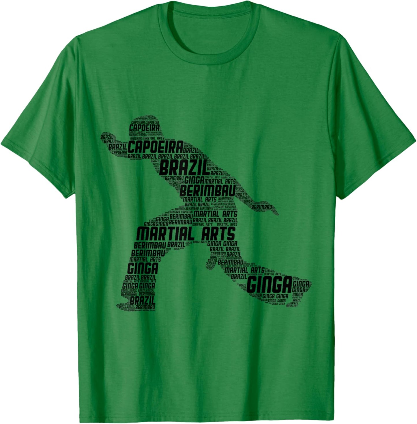 Capoeira Ginga Men Kids Boys T-Shirt - T-Shirt | Irish Green
