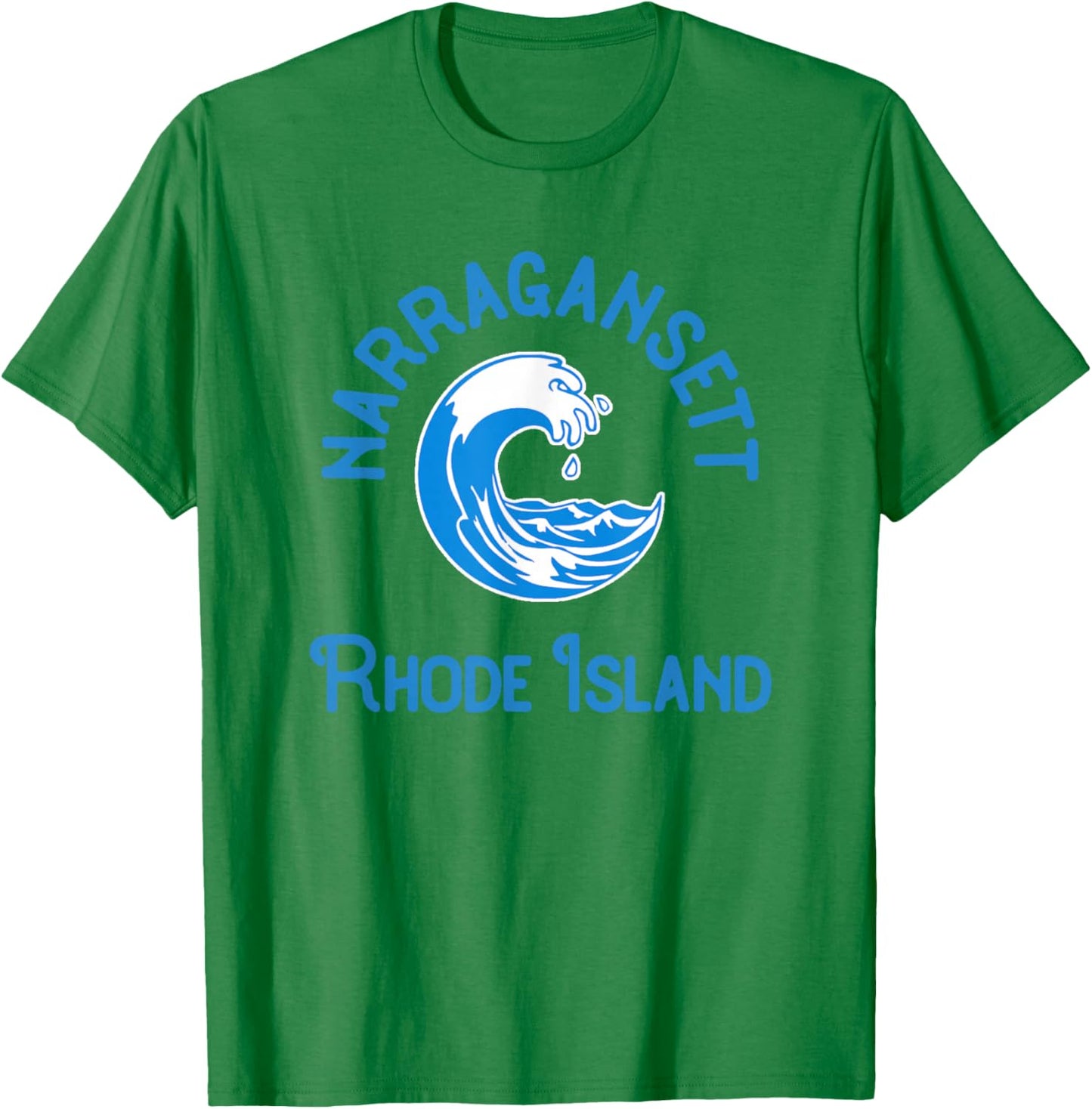 Narragansett Rhode Island T-Shirt - T-Shirt | Irish Green