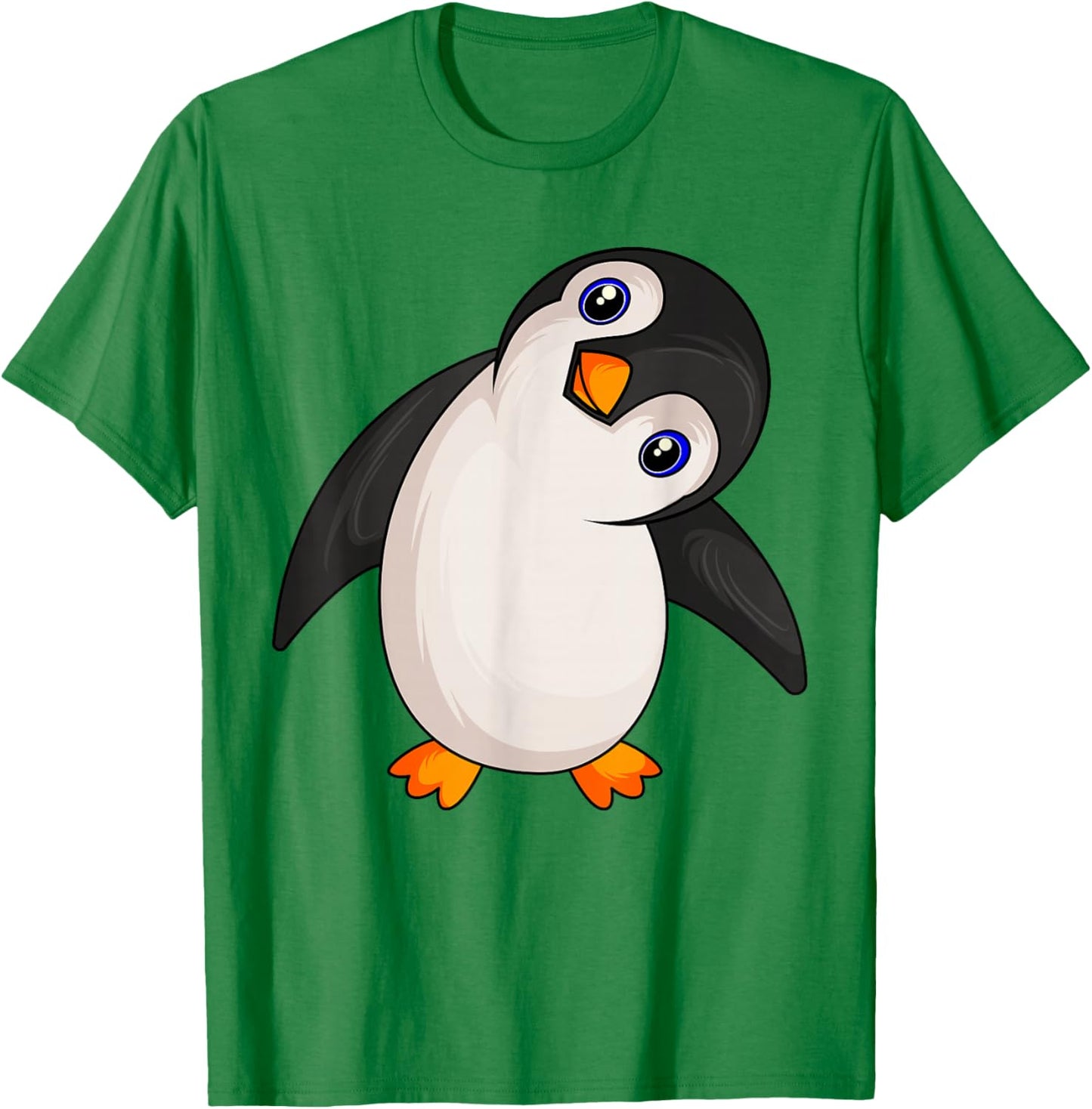 Penguin Lovers Penguin Girls Kids Women T-Shirt - T-Shirt | Irish Green