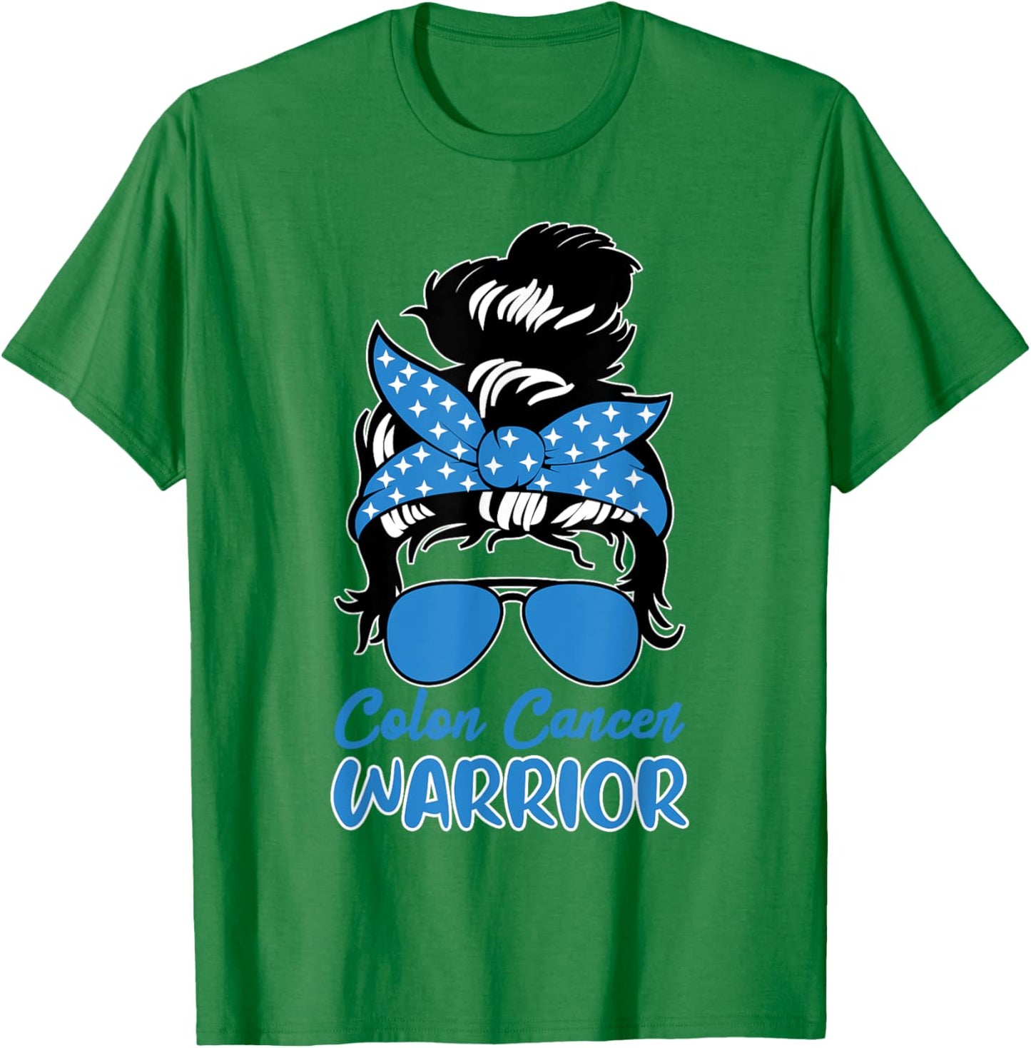 Colon Cancer Warrior Awareness Survivors Fighters T-Shirt - T-Shirt | Irish Green