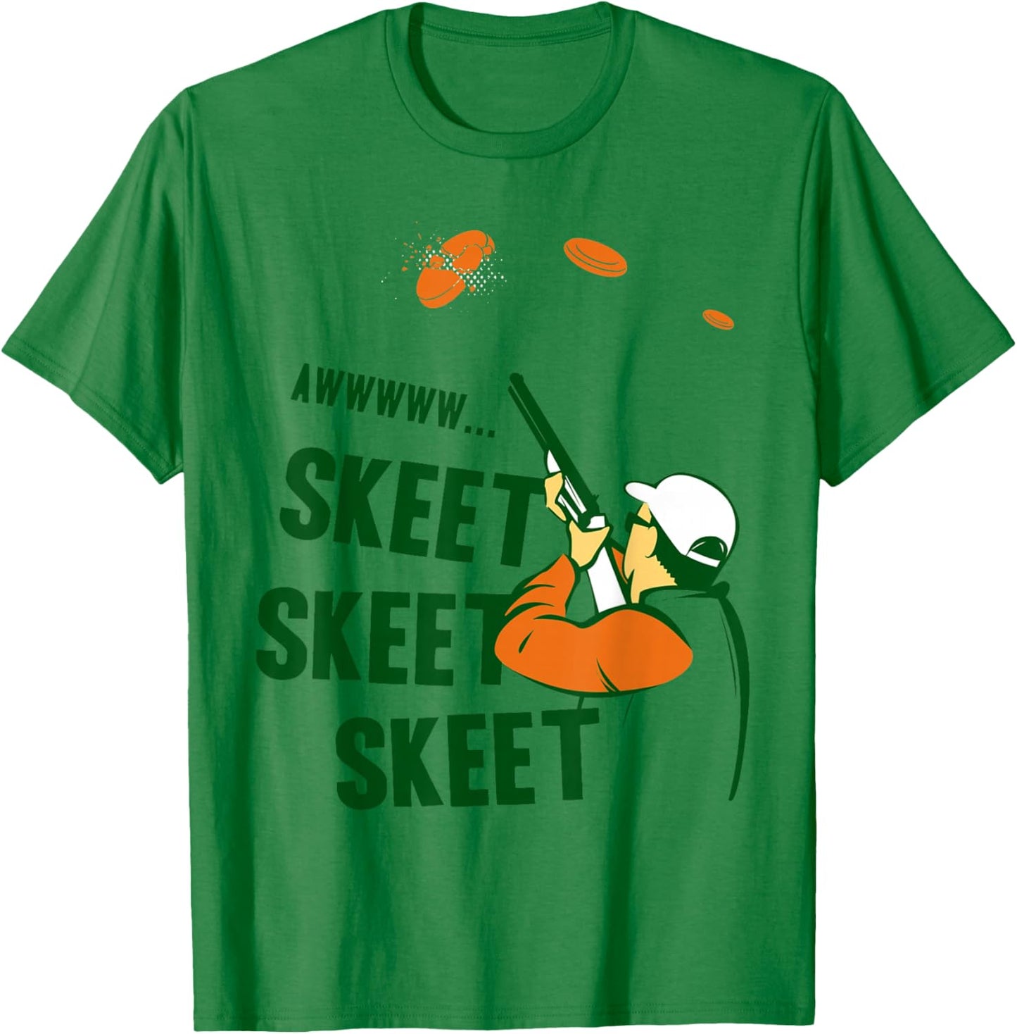 Awww Skeet Skeet Skeet Funny Sheet T-Shirt - T-Shirt | Irish Green