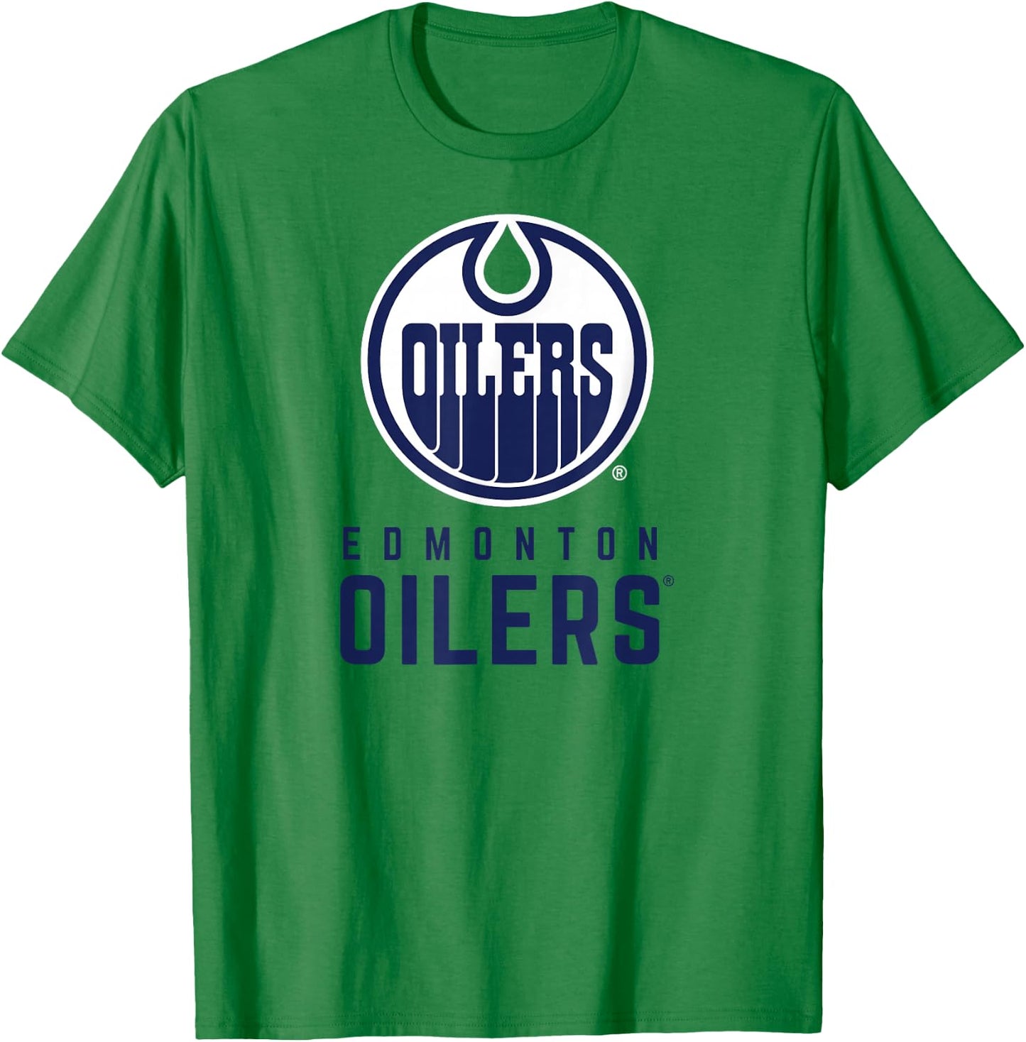 Edmonton Oilers Power Play Orange Officially Licensed T-Shirt - T-Shirt | Irish Green