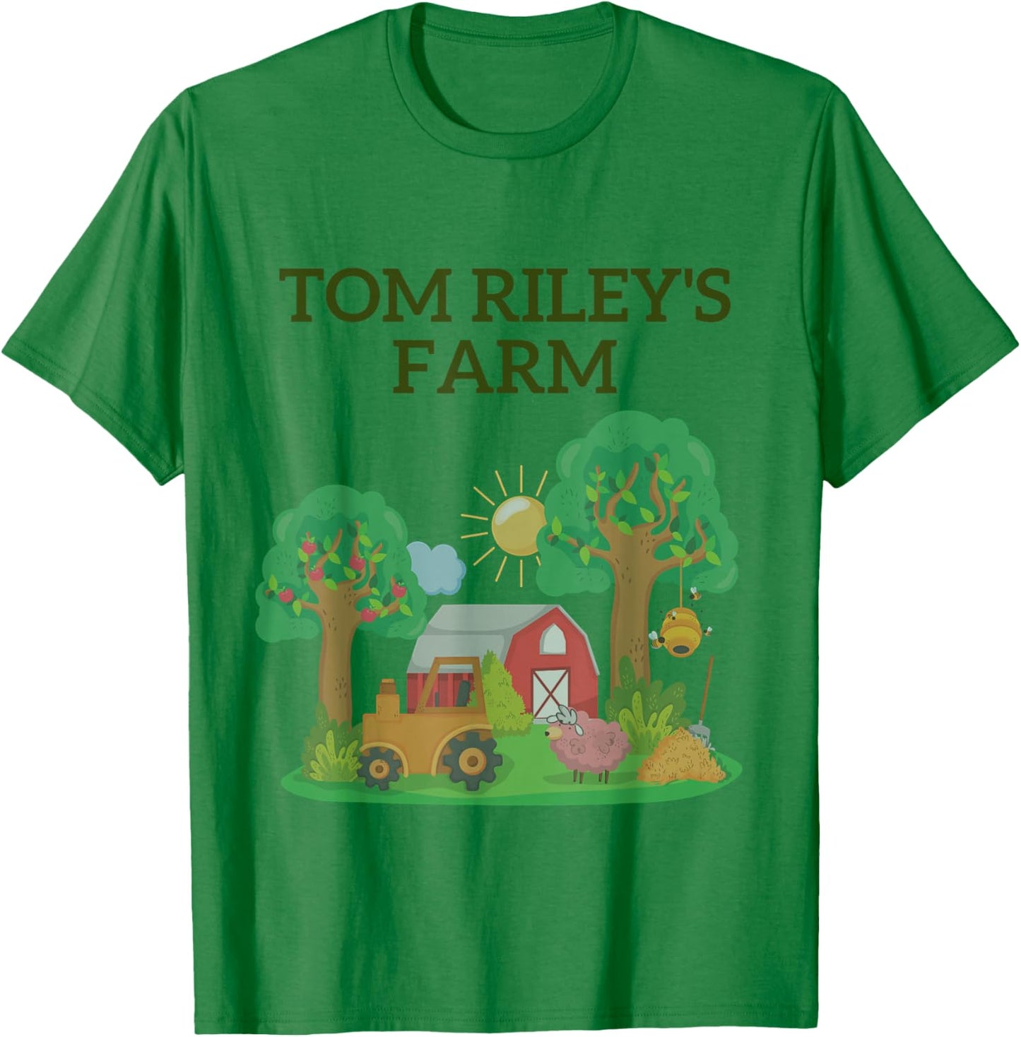 Tom Riley's Farm - Adventures in Odyssey T-Shirt - T-Shirt | Irish Green