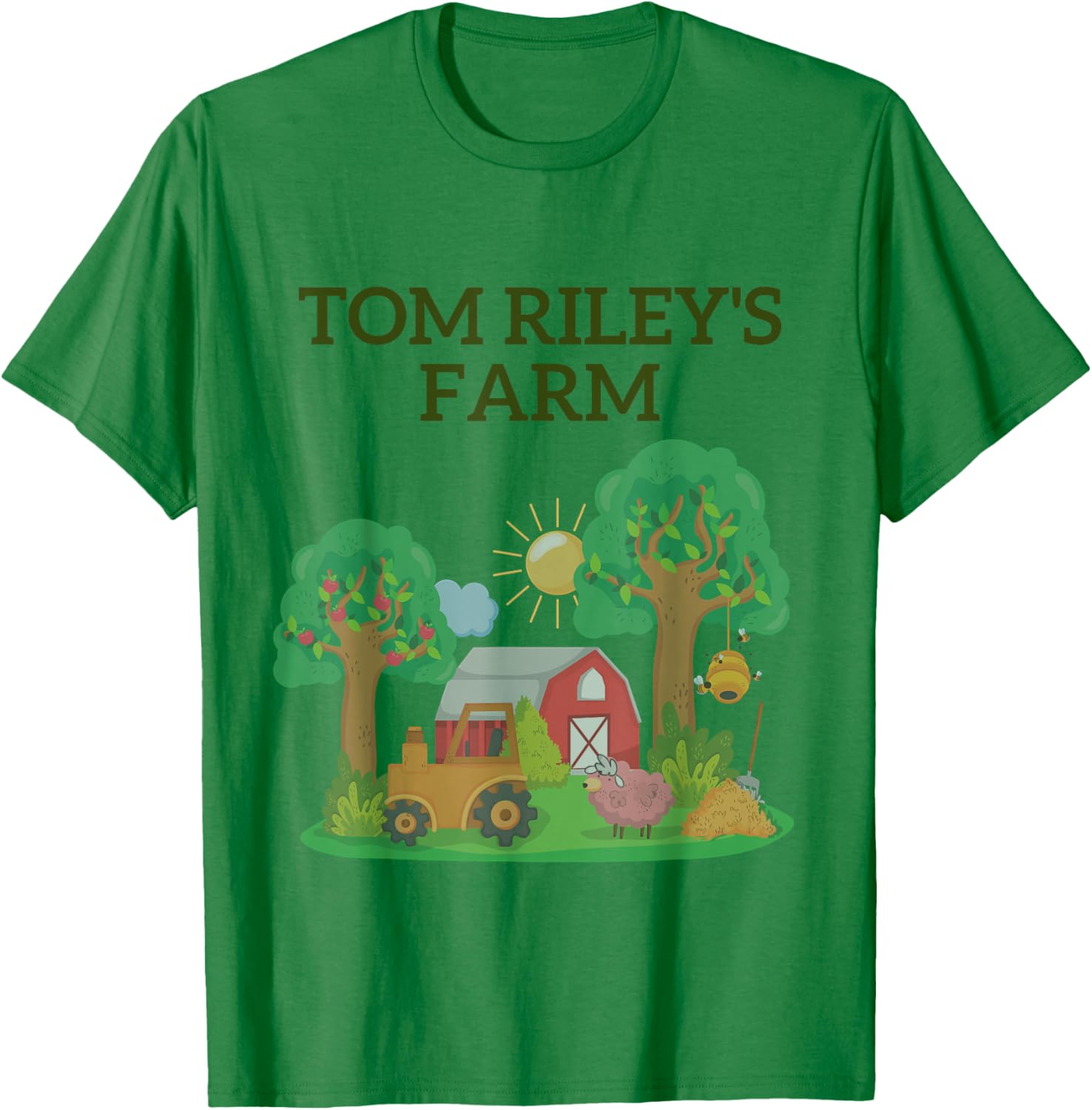 Tom Riley's Farm - Adventures in Odyssey T-Shirt - T-Shirt | Irish Green