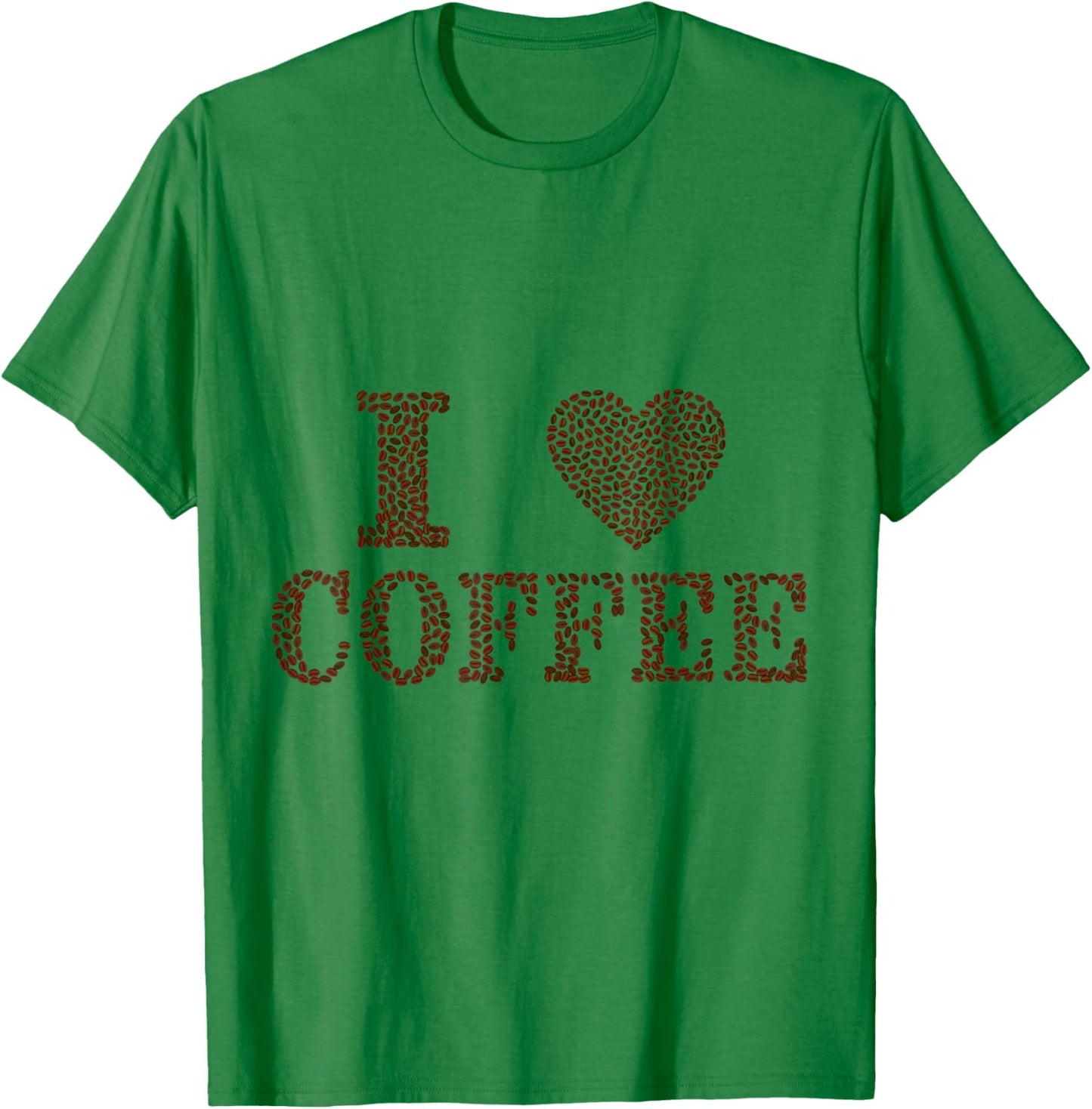 I Love Coffee Funny Birthday Gift Sleep T-Shirt - T-Shirt | Irish Green