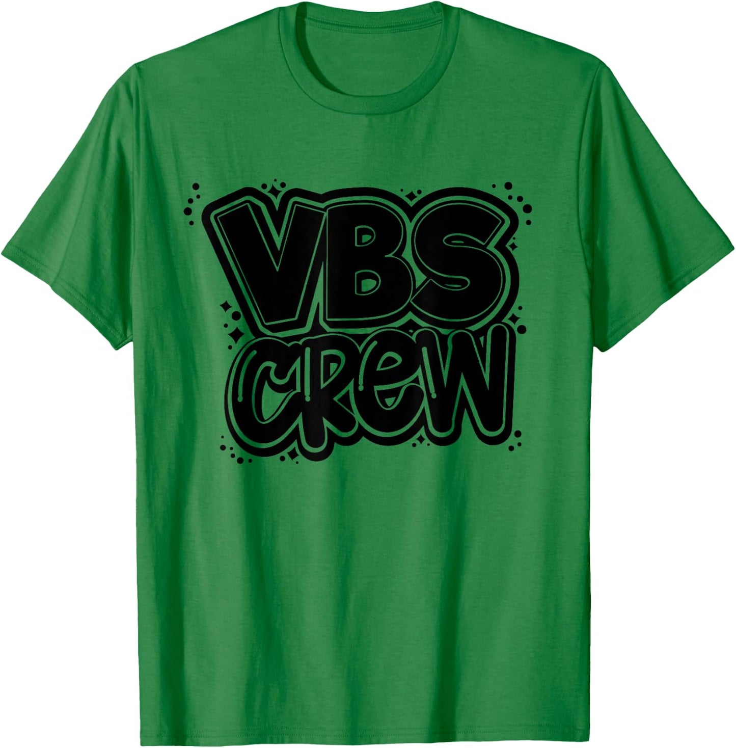VBS CREW, staff students volunteers T-Shirt - T-Shirt | Irish Green