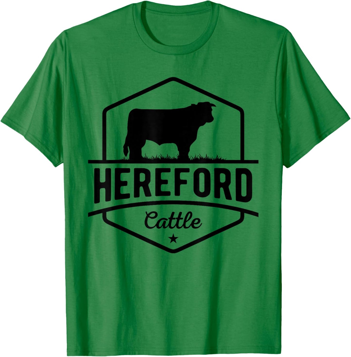 Hereford Cattle - Hereford Cow For Cattle Farmer T-Shirt - T-Shirt | Irish Green