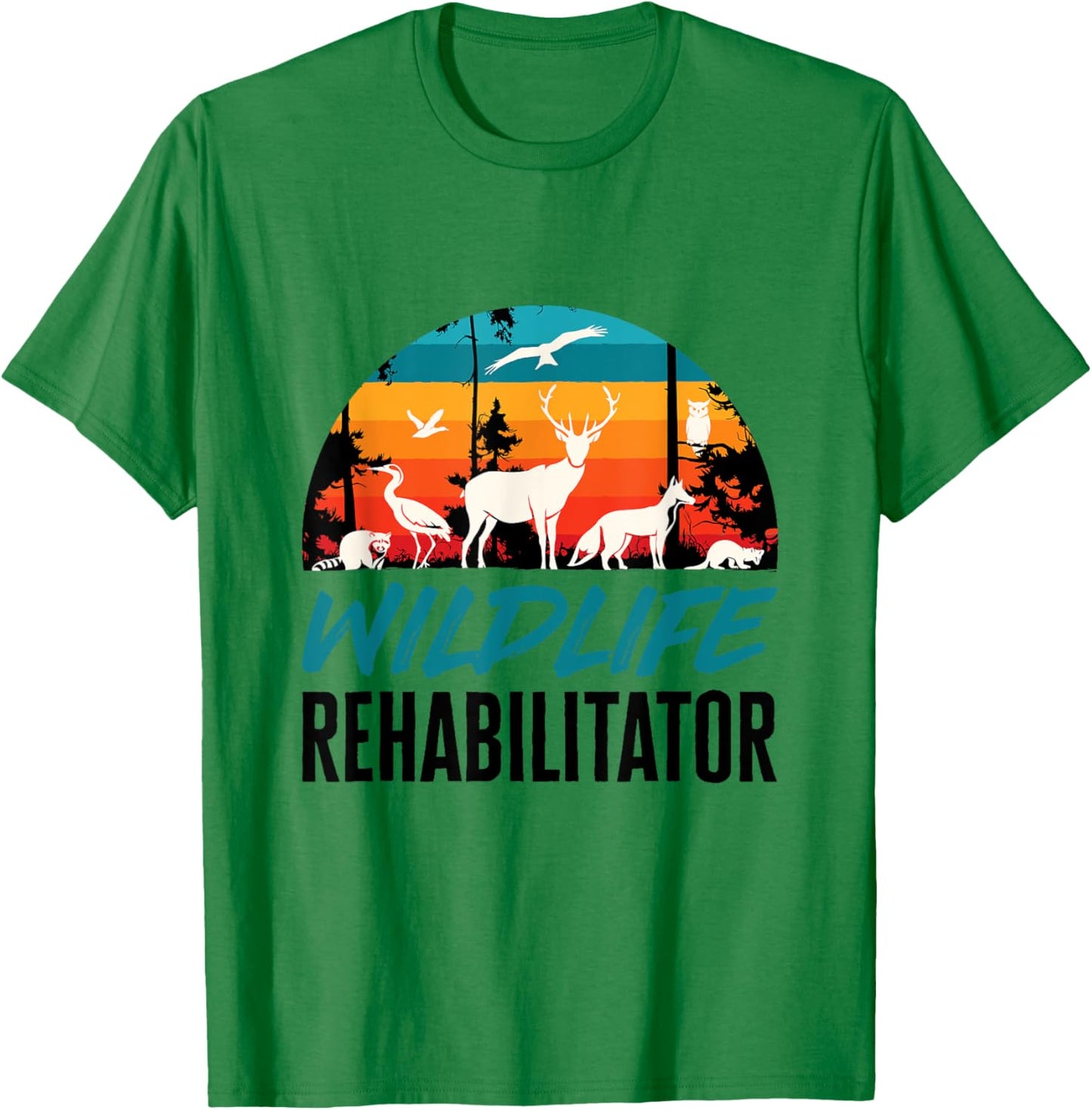 Wildlife Rehabilitator Animal Rehab Rehabilitation Rescue T-Shirt - T-Shirt | Irish Green