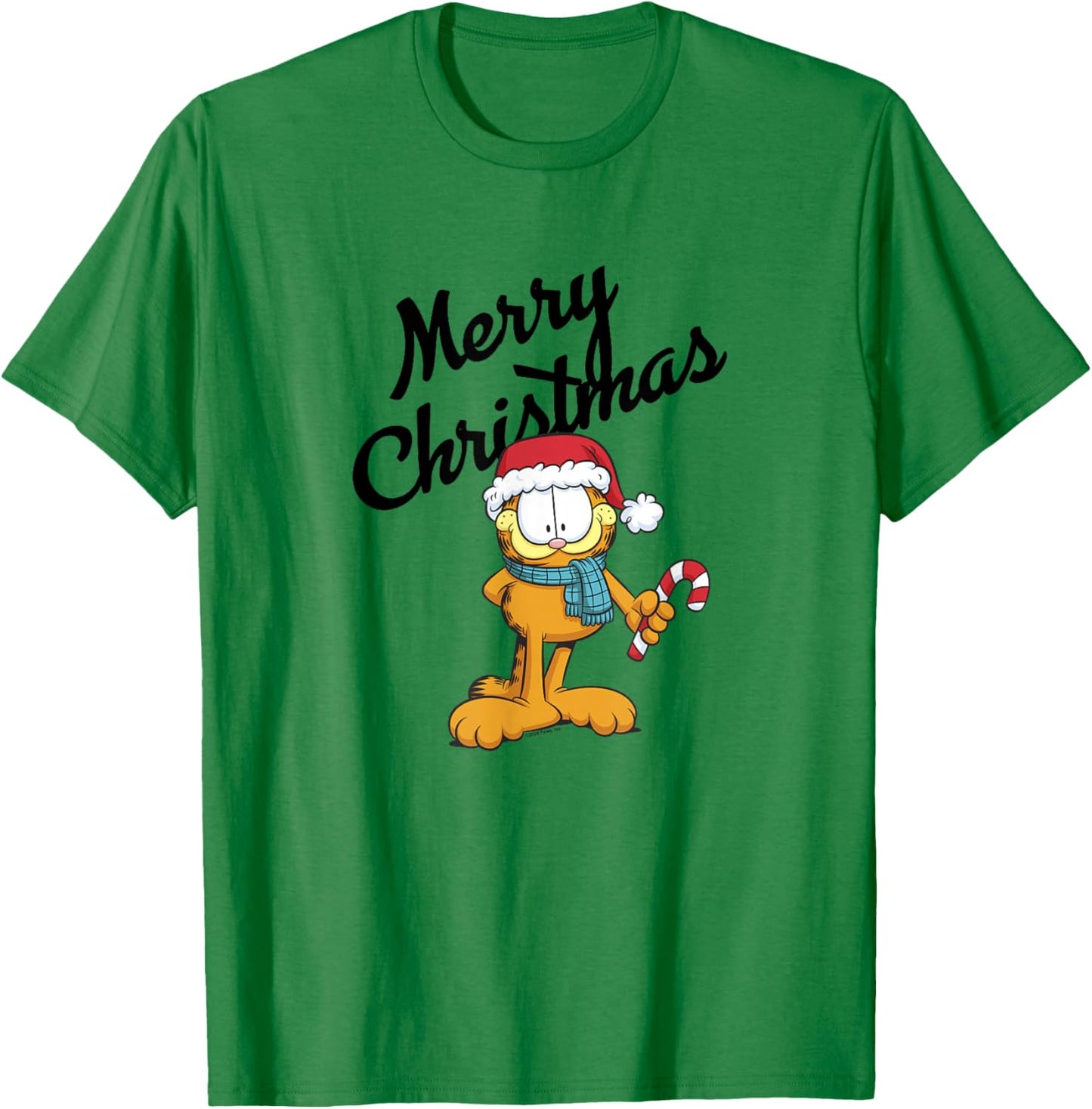 Garfield Merry Christmas Garfield T-Shirt - T-Shirt | Irish Green