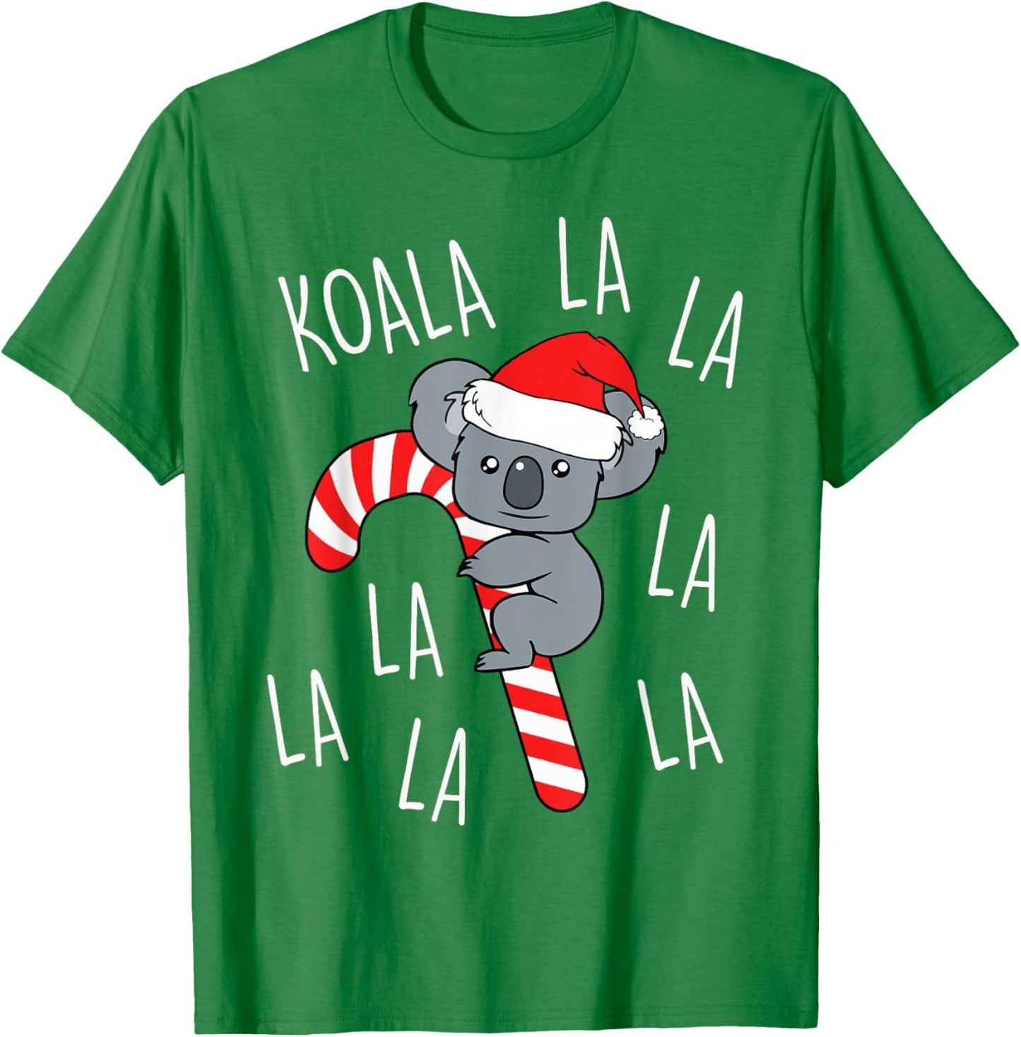 Koala La La La - Aussie Xmas Pun Funny Australian Christmas T-Shirt - T-Shirt | Irish Green