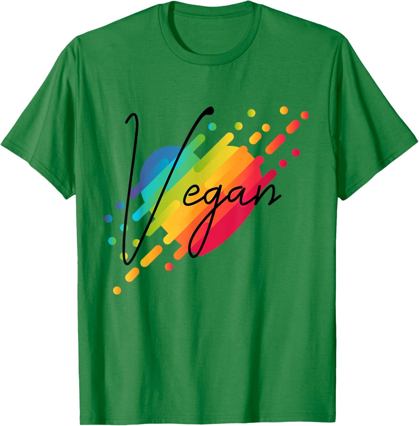 Veganism Heart Vegan T-Shirt - T-Shirt | Irish Green