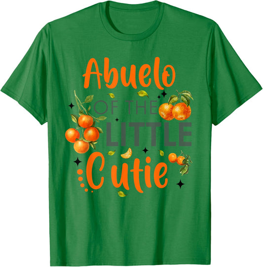 Abuelo Of The Little Cutie Orange 1st Birthday Party T-Shirt - T-Shirt | Irish Green