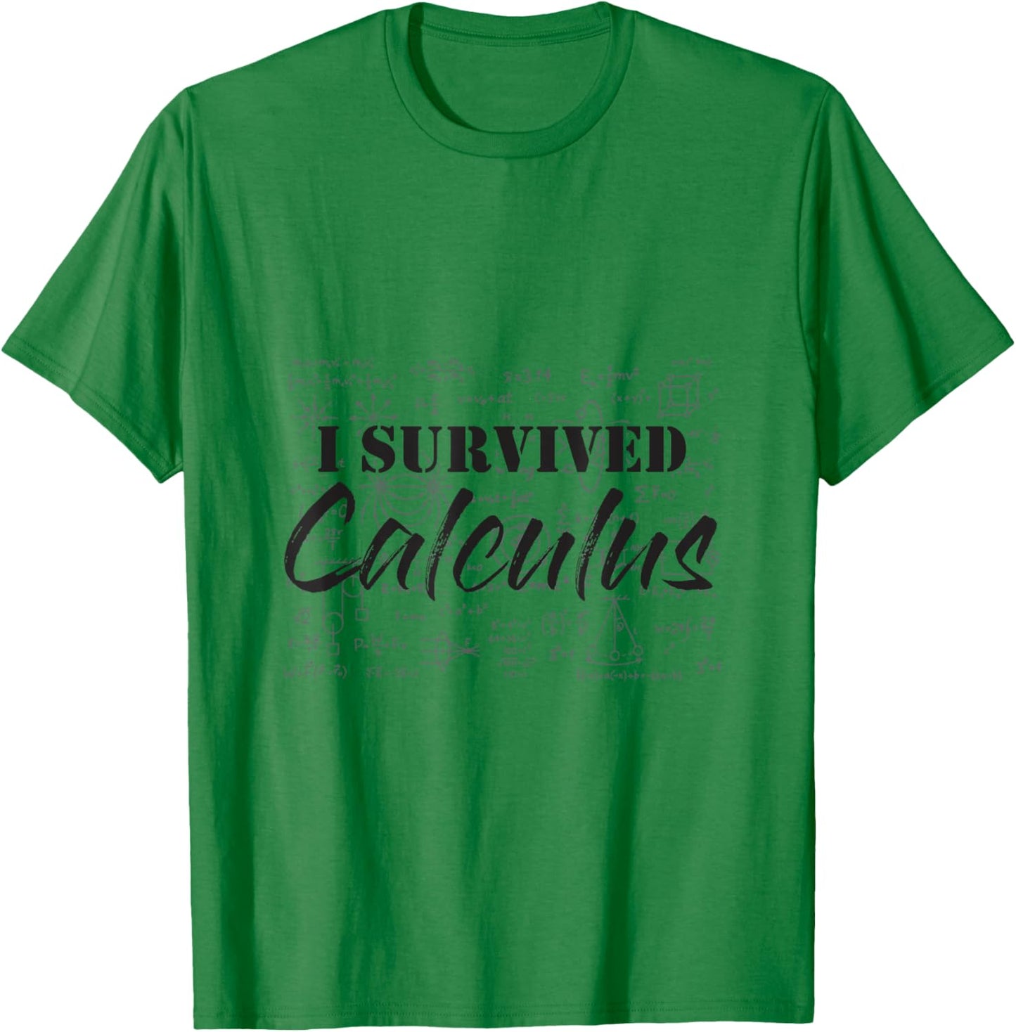 I Survived Calculus, Easy Calculus, Gifts for Math Lover T-Shirt - T-Shirt | Irish Green