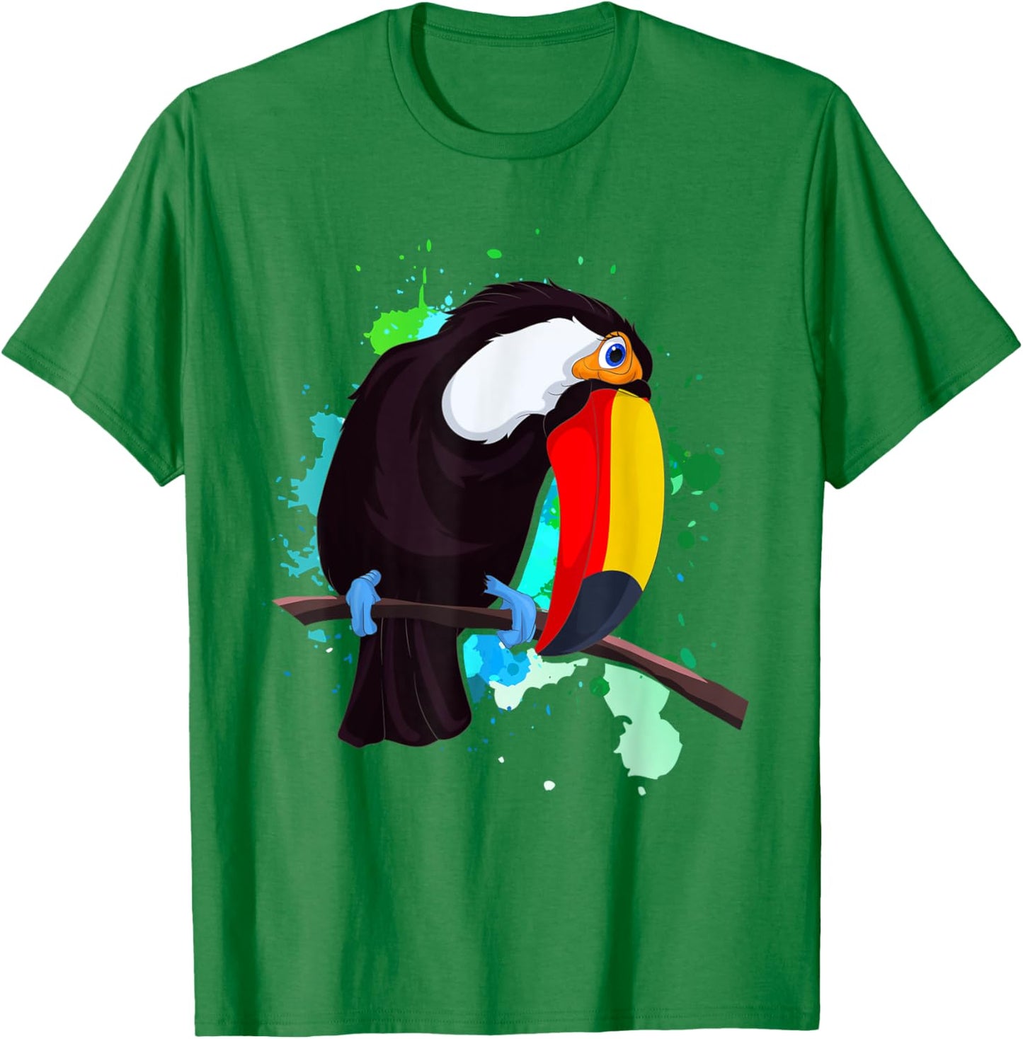 Toucan Lover Bird Lover Animal Lover Colorful Toucan T-Shirt - T-Shirt | Irish Green