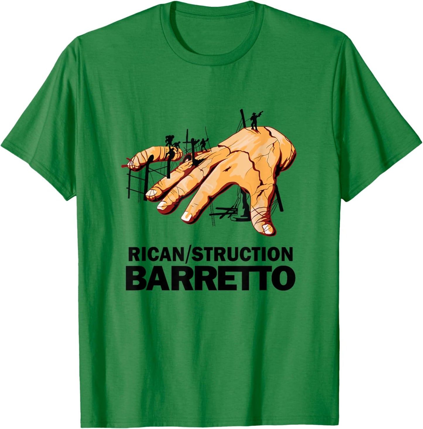 Ray Salsa Dura Barretto Rican Struction Vintange de Fania T-Shirt - T-Shirt | Irish Green