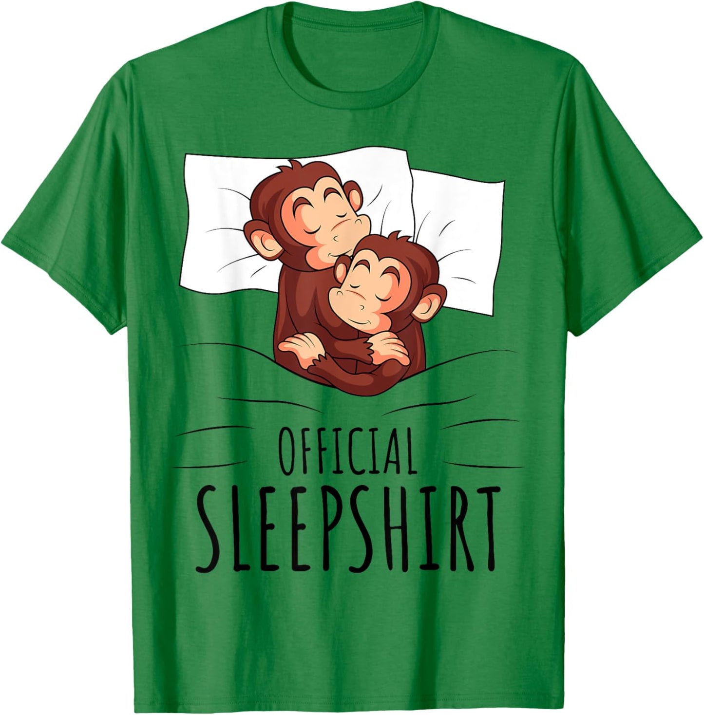 Sleeping Monkey Official Sleepshirt T-Shirt - T-Shirt | Irish Green