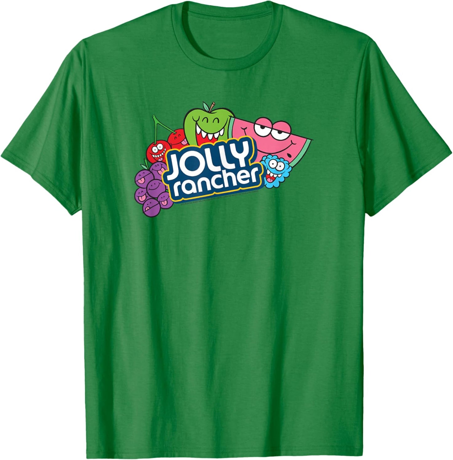 Jolly Rancher Fruit Faces Logo T-Shirt - T-Shirt | Irish Green
