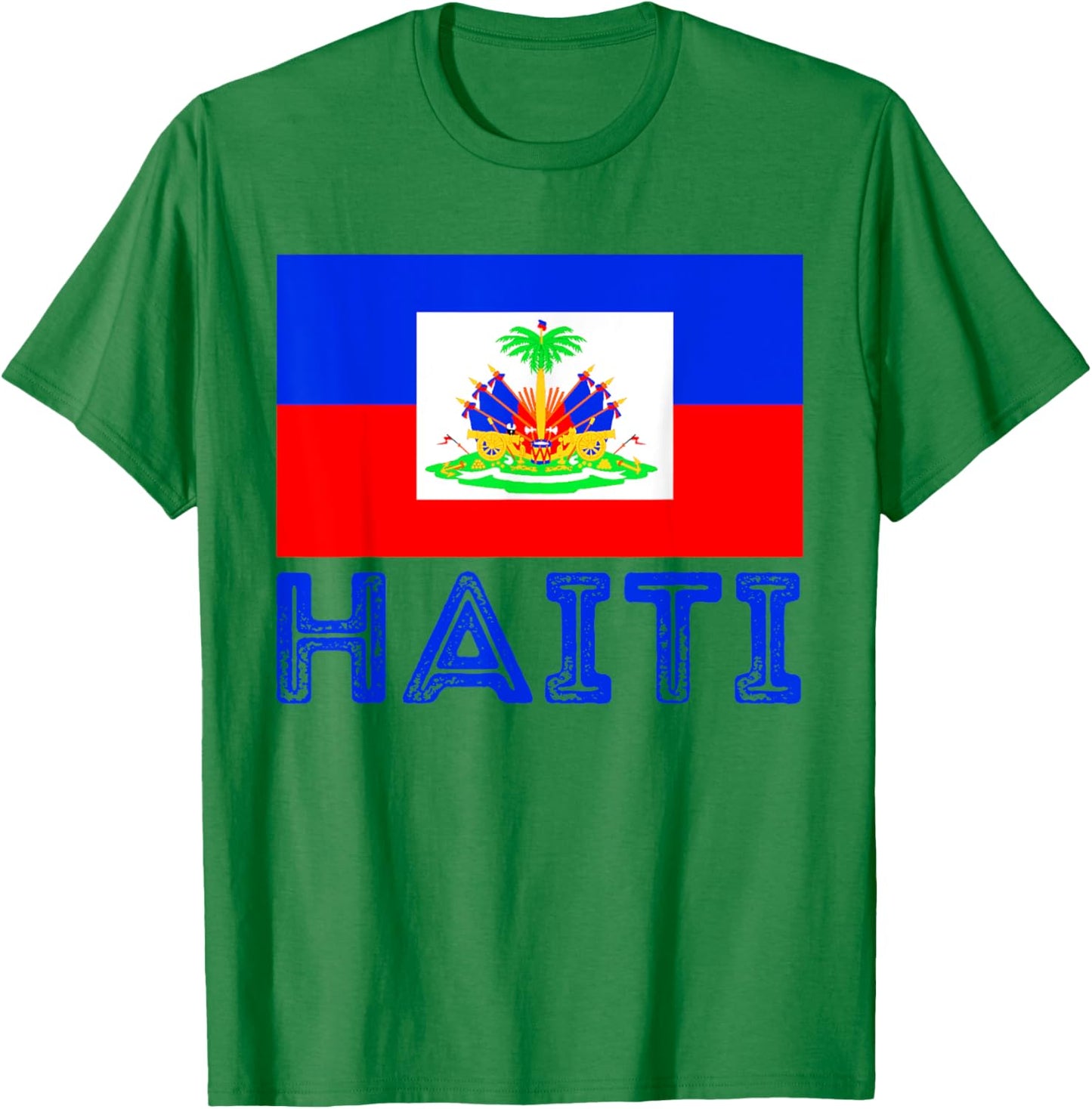 Haiti Flag, Haitian Roots Summer Ayiti Men Women Kids T-Shirt - T-Shirt | Irish Green
