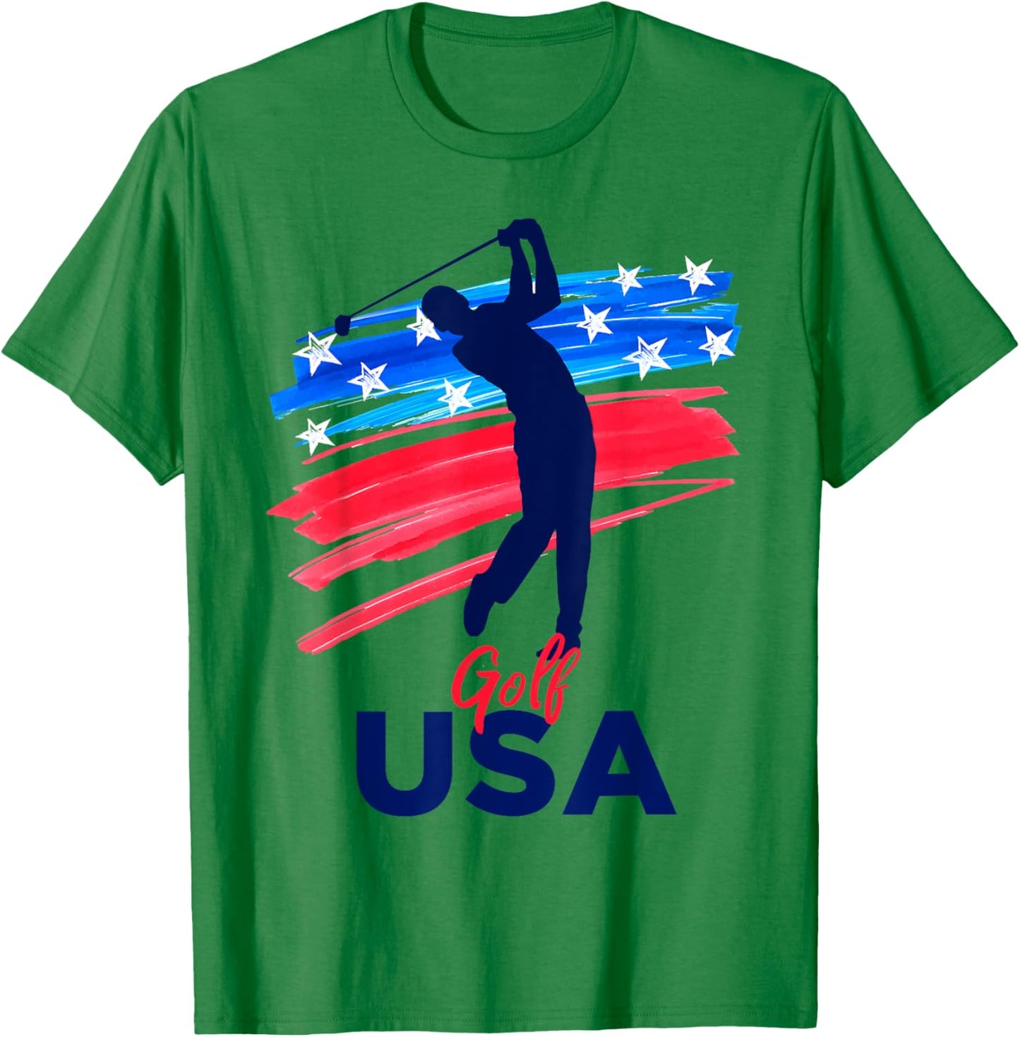 Golf USA Support the Team Shirt USA Golf Lover T-Shirt - T-Shirt | Irish Green