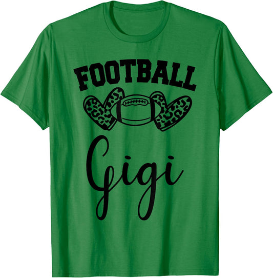 American Football Gigi Football Family Matching T-Shirt - T-Shirt | Irish Green