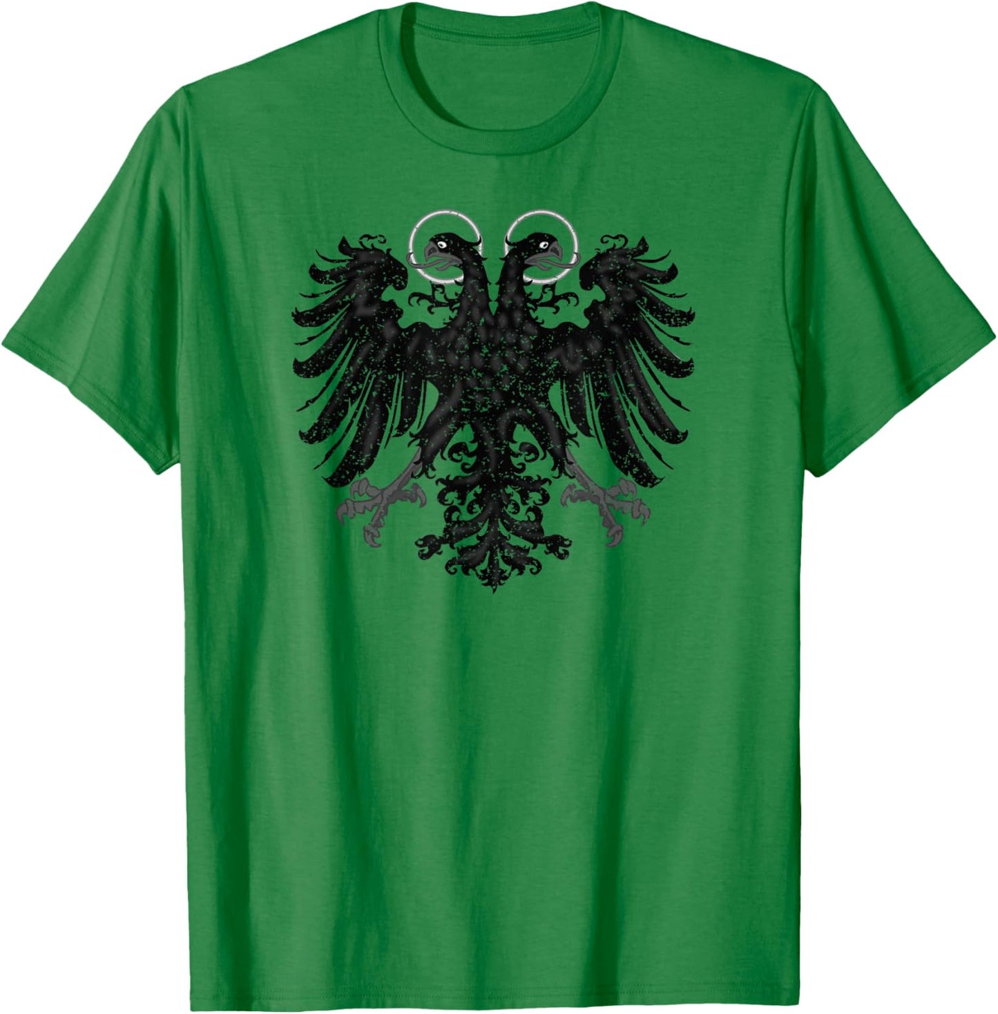 Holy Roman Empire Banner Flag Double Headed Eagle T-Shirt - T-Shirt | Irish Green