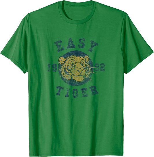Disney Aladdin Rajah Easy Tiger 1992 Collegiate T-Shirt - T-Shirt | Irish Green